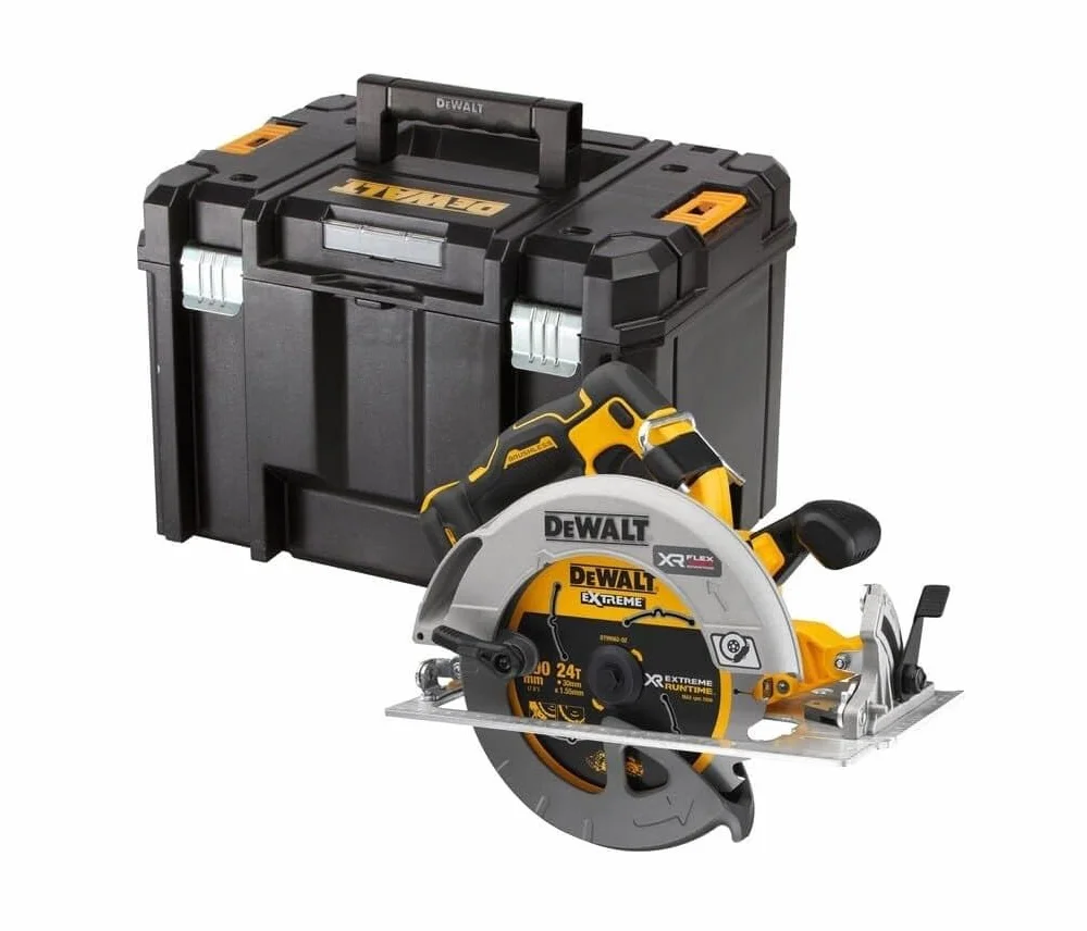 DEWALT DCS573NT-XJ, żółto-czarny, DCS573NT-XJ-Sierra Circular sin escobillas XR 18V XRP FV Advantage