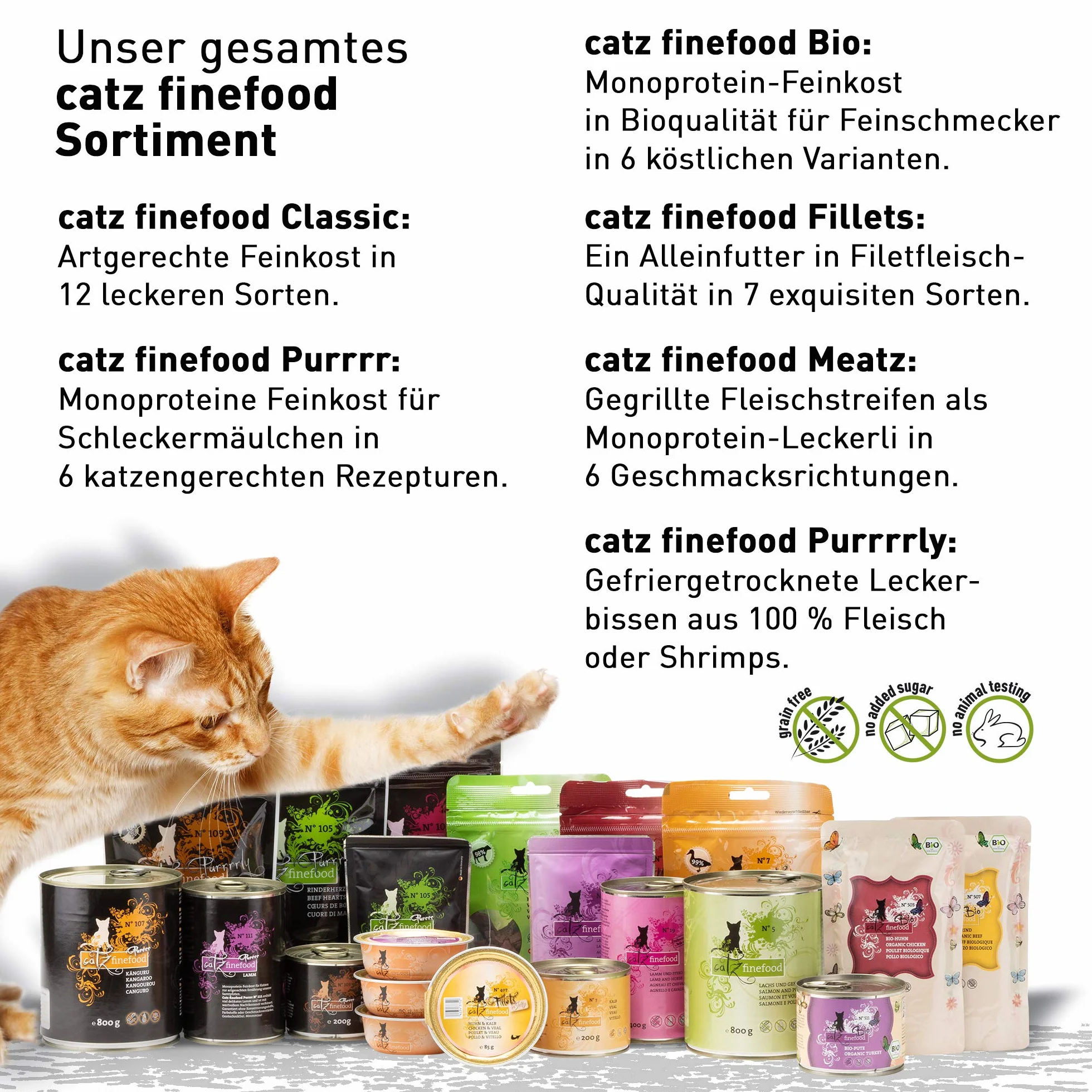 Catz Finefood Purrrr Karma dla Kotów, 6 x 800g