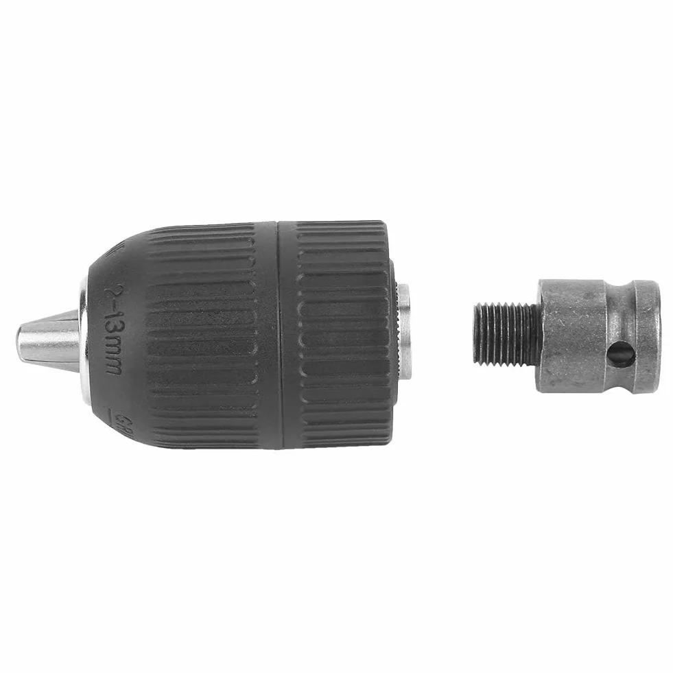 Uchwyt wiertarski, szybkozaciskowy uchwyt wiertarski 2-13 mm 1/2 "-20UNF z adapterem wiertarskim 1/2" do późniejszego montażu kluczy udarowych