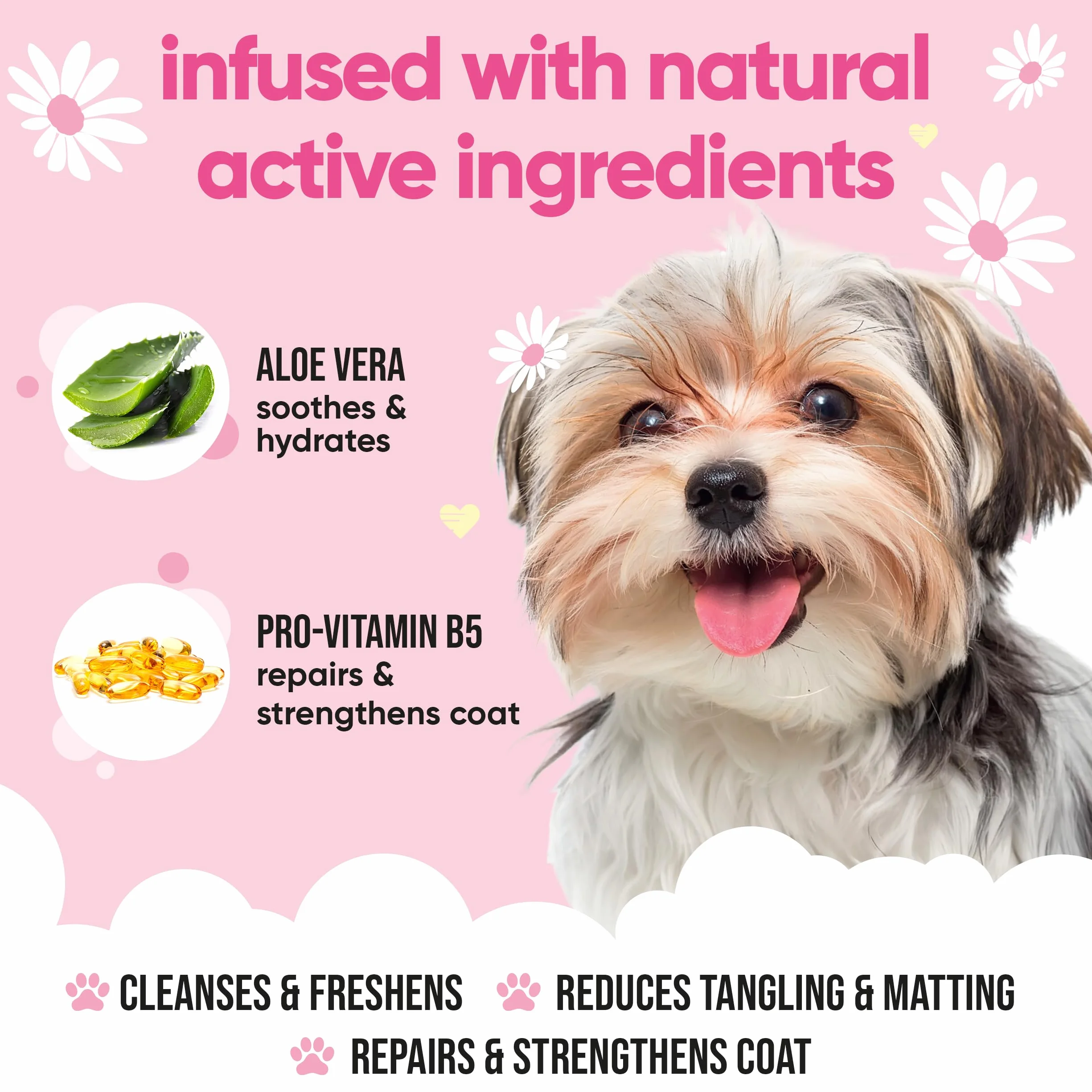 Baby Fresh Dog Shampoo by Buddycare | Deep Cleansing Shampoo for Dogs | Fresh Scented | with Aloe Vera and Pro Vitamin B5 (16.90oz)