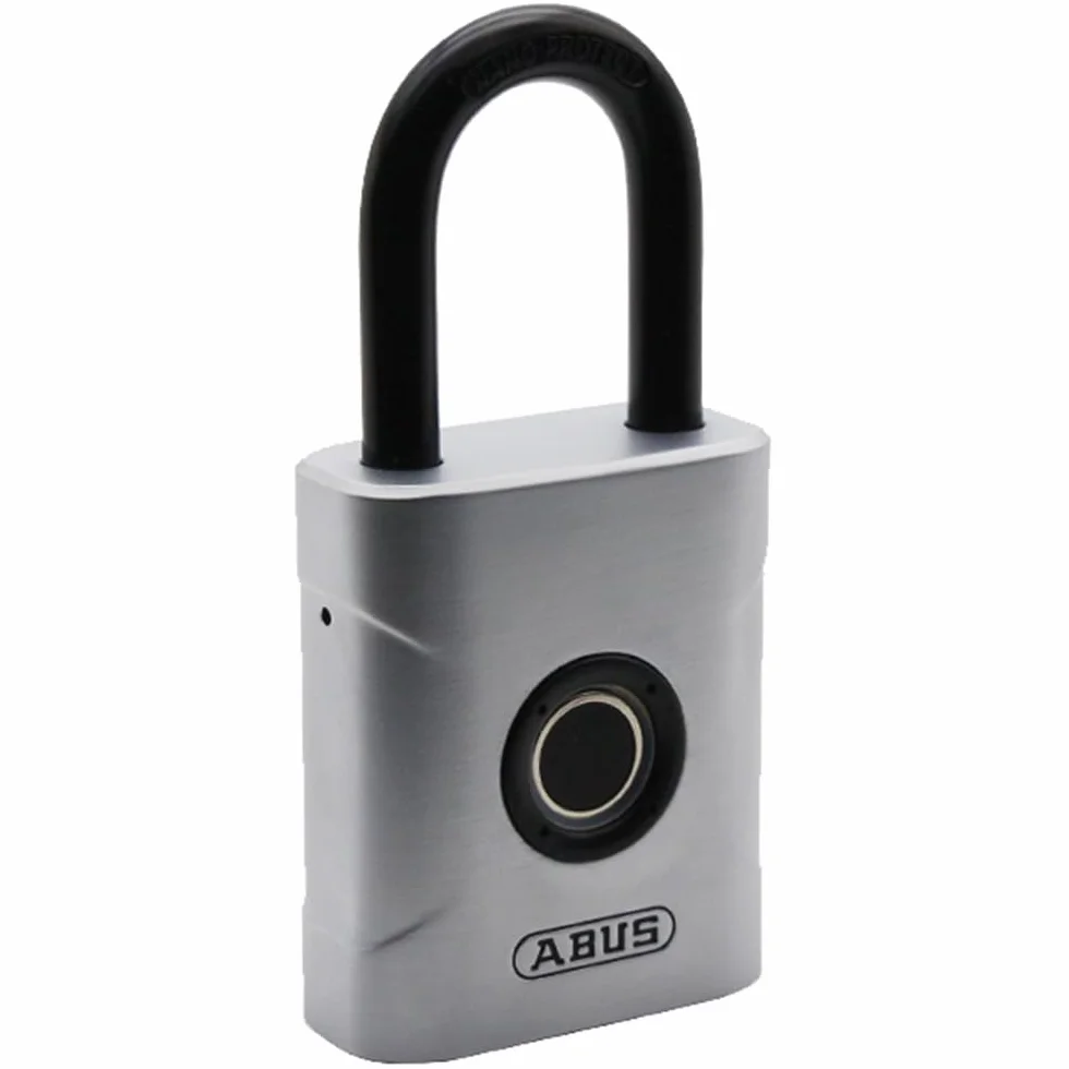 ABUS Touch 57/50 zamek na czytnik linii papilarnych bezkluczykowa, odporna na warunki atmosferyczne k?ódka IP66 i IP68 do si?owni, biura, domu, ogrodu i wielu innych