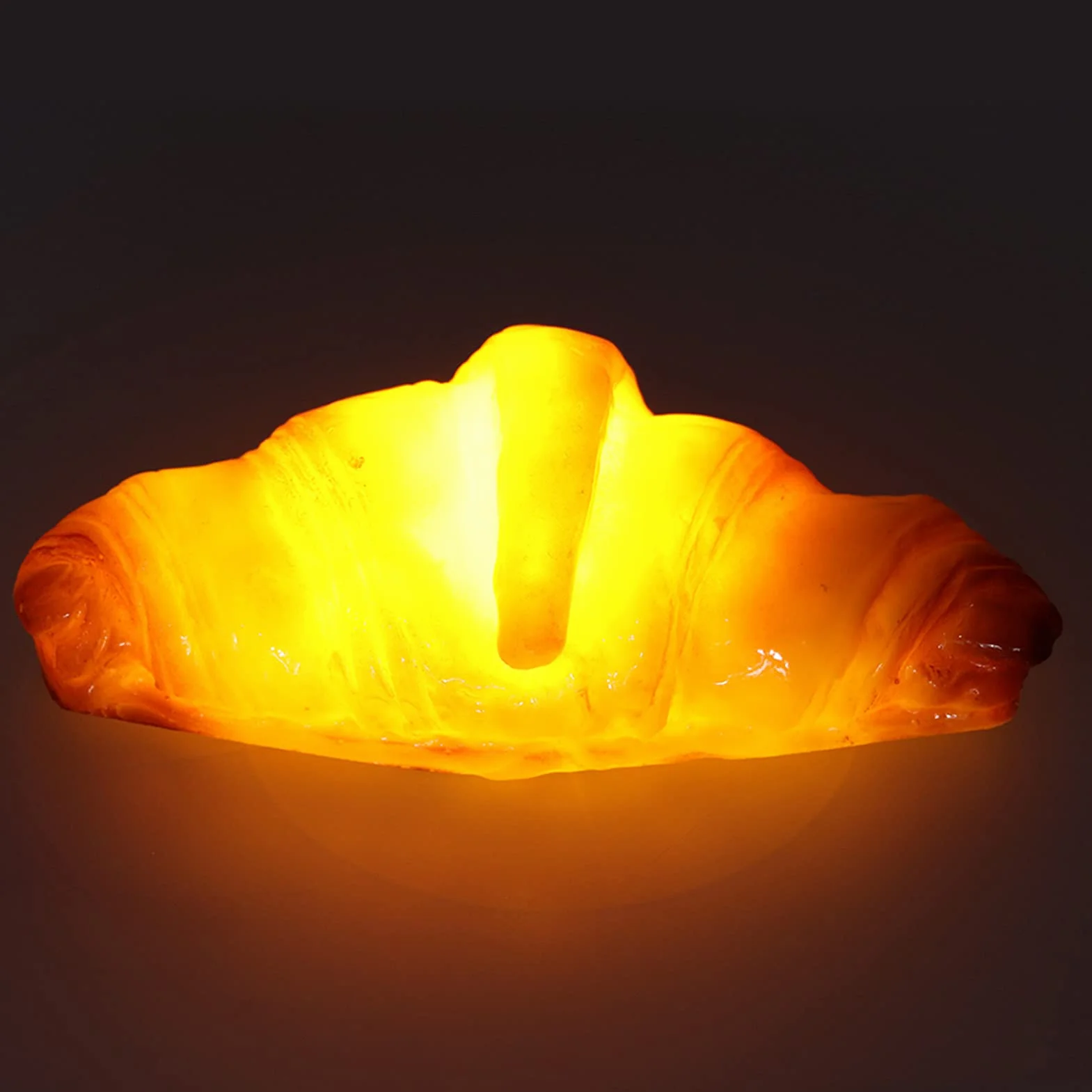 Lampka Nocna LED, Lampka do Chleba Croissant Lampka Nocna Symulacja Lampka w Kształcie Chleba Dekoracyjna Lampa LED dla Dziewczynki Kid Sypialnia dla Dzieci Cukiernia