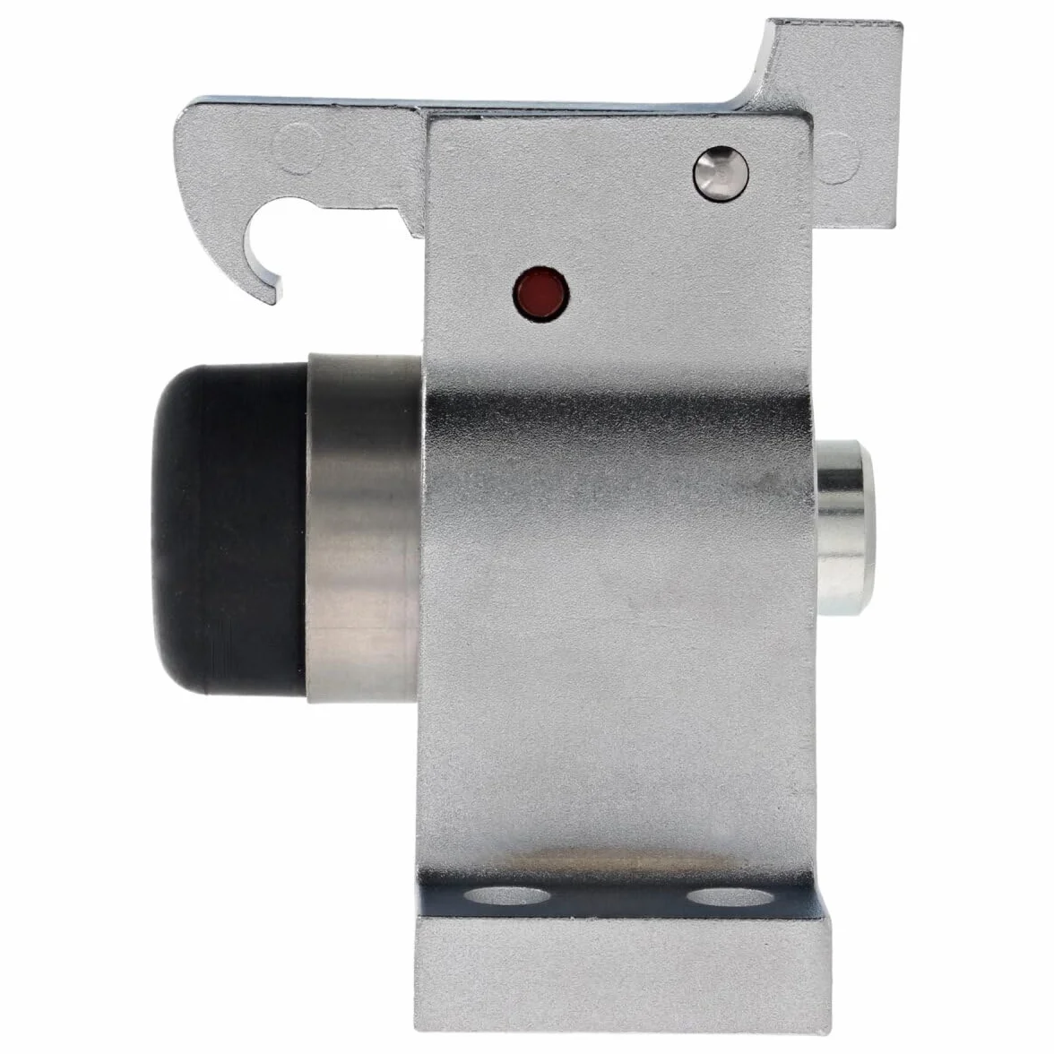 Trim FE-TS001 stoper do drzwi z litego aluminium uchwyt drzwiowy srebrny z hakiem zbierającym wraz z materiałem mocującym