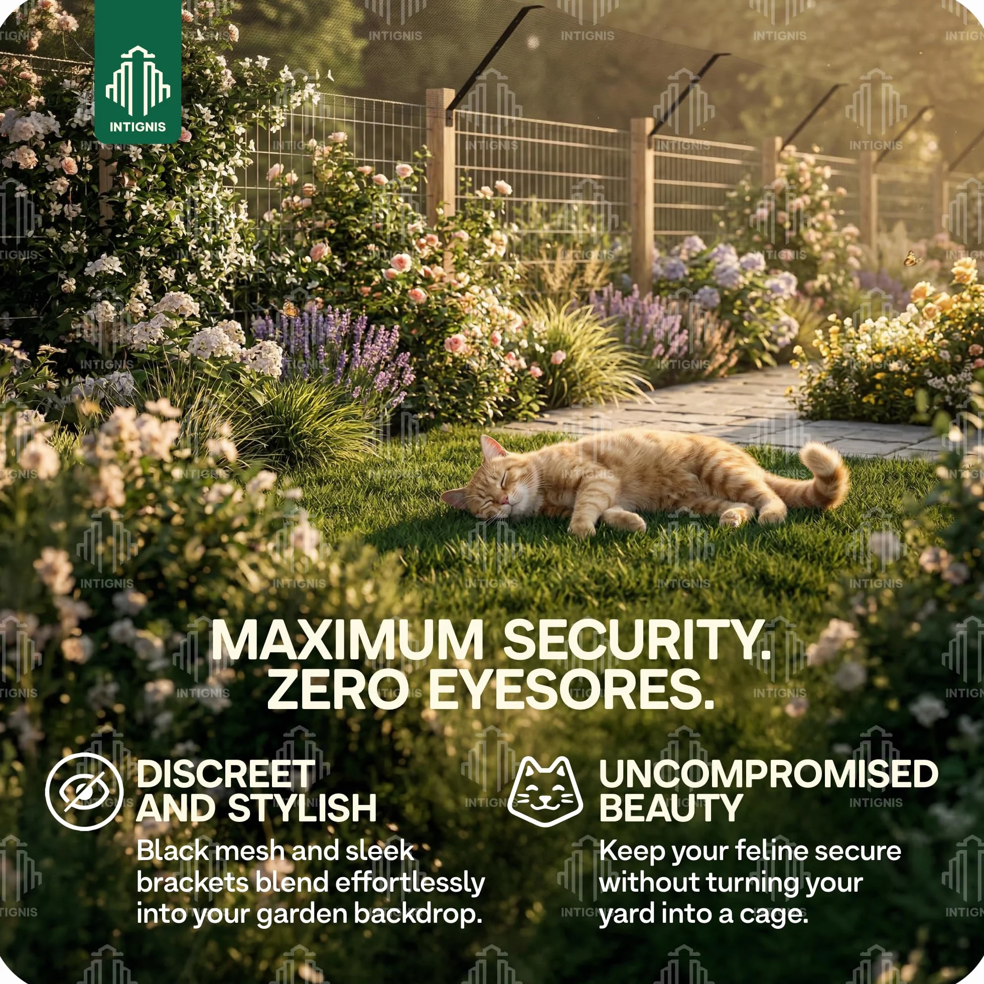 Ultimate Bariera ochronna dla kotów, ochrona przed wspinaniem się, bezpieczny zestaw obudowy Catio, odporna na warunki atmosferyczne, siatka ogrodowa dla bezpieczeństwa i ochrony kotów (10 m)