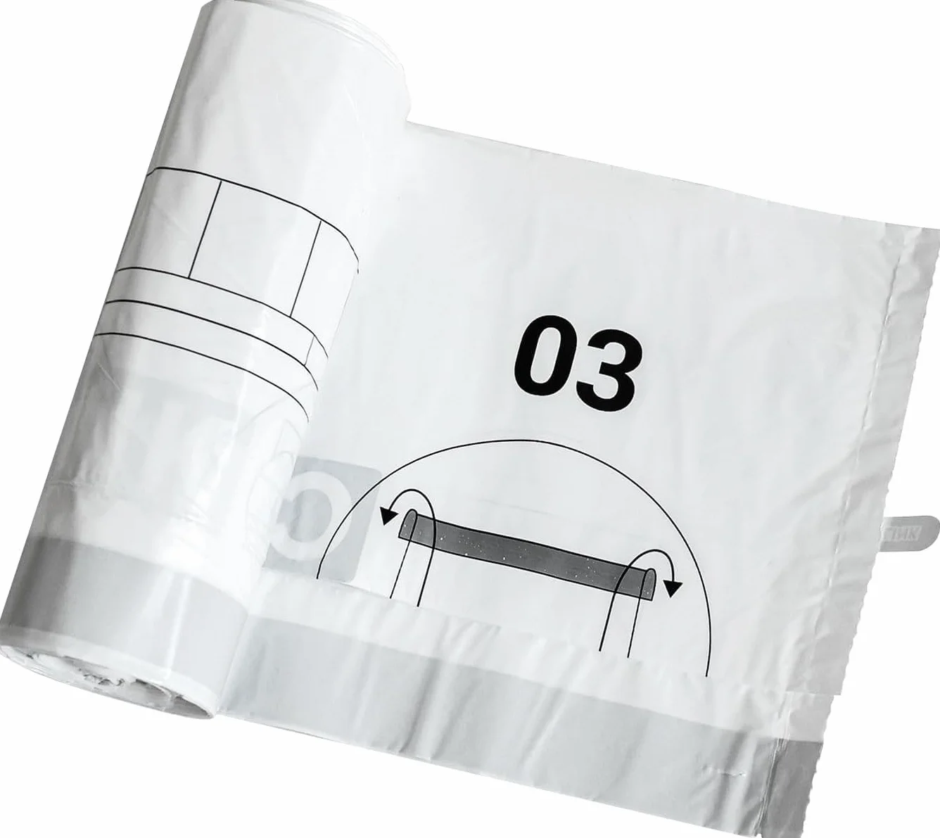 CATLINK Worki zamienne do samoczyszczącej się kuwety dla kota Baymax | 120 sztuk (3 opakowania po 6 worków) | odporne na zarysowania worki na odchody dla kotów i psów | dokładnie dopasowane i