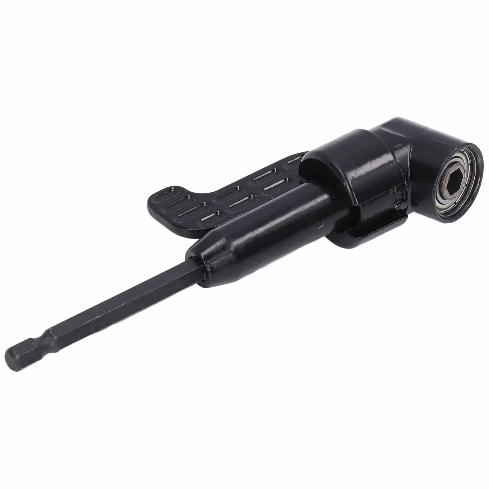 Adapter do Wiertarki Elektrycznej 105 Stopni Magnetyczny Wkrętak Kątowy z Chwytem Sześciokątnym 1/4 Cala do Akumulatorów, Uchwyty na Bity