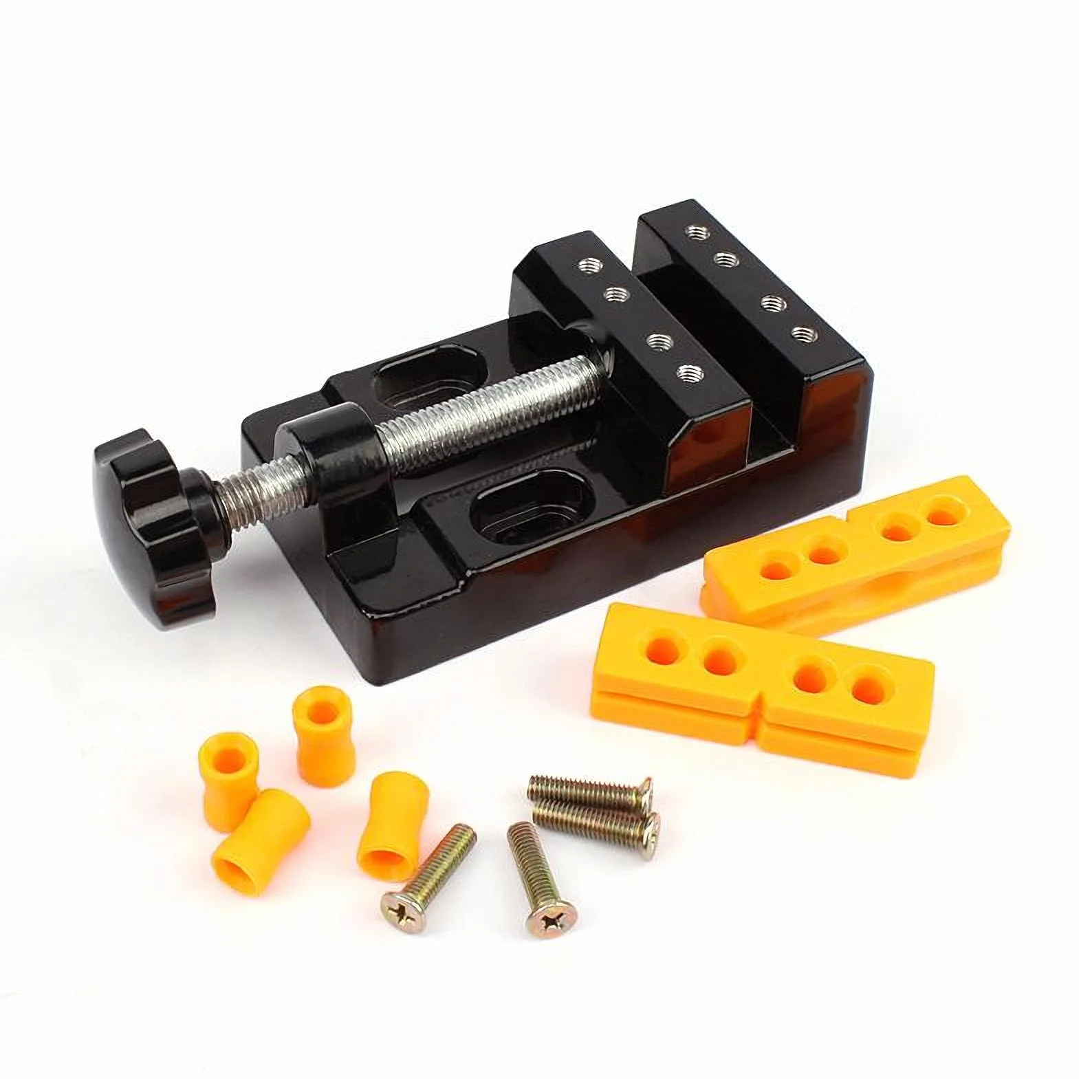 Mini imadło, płaskie imadło, imadło równoległe, imadło stołowe, do naprawy zegarków, biżuterii, zakres zaciskania 0-53 mm
