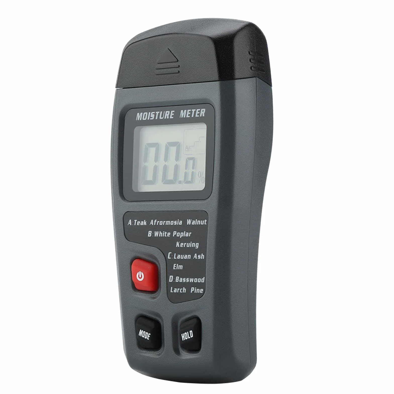 Cyfrowy miernik wilgotności drewna LCD, tester wilgotności do drewna i materiałów budowlanych