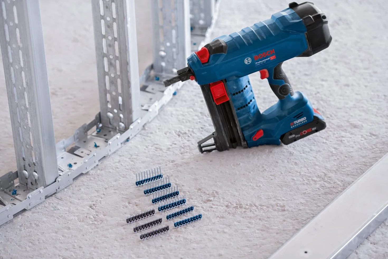Bosch Professional: NB-25 (gwóźdź do betonu, certyfikat CE, długość 25 mm, 1 000 gwoździ w opakowaniu)