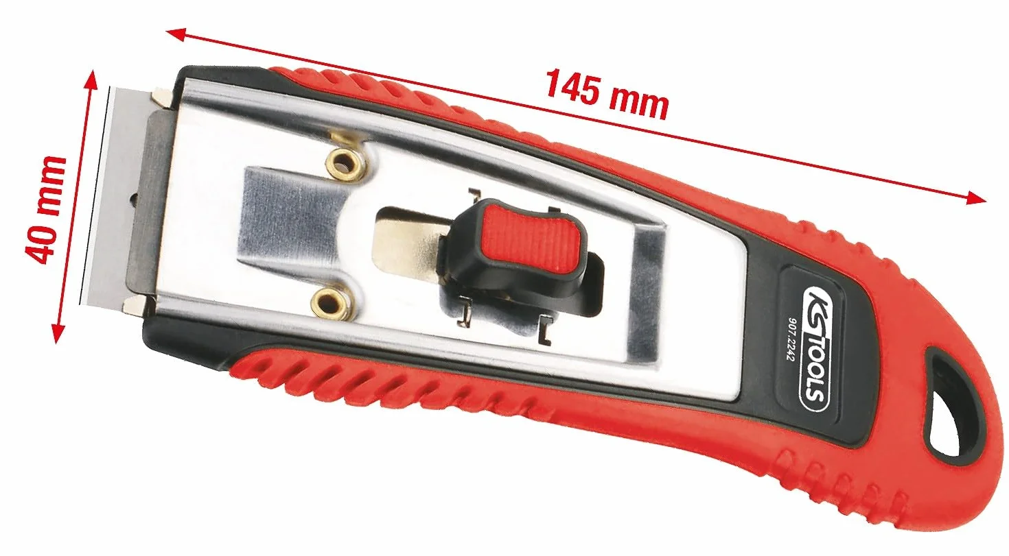 KS Tools 907.2242 Skrobaczka do naklejek, 40mm