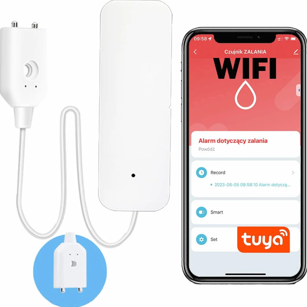 Sone smart one CZUJNIK ZALANIA wycieku wody WIFI TUYA sensor