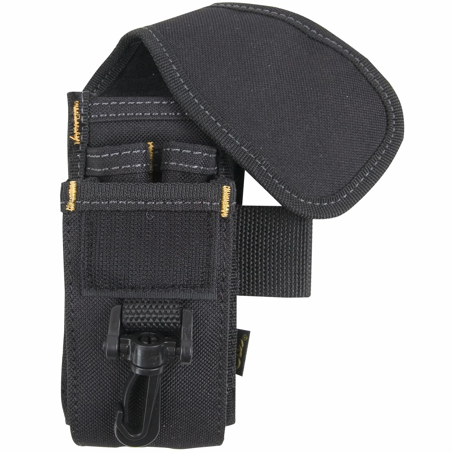 CLC Custom LeatherCraft 5-kieszeniowy uchwyt na telefon komórkowy/narzędzia - 1105, czarny, mały