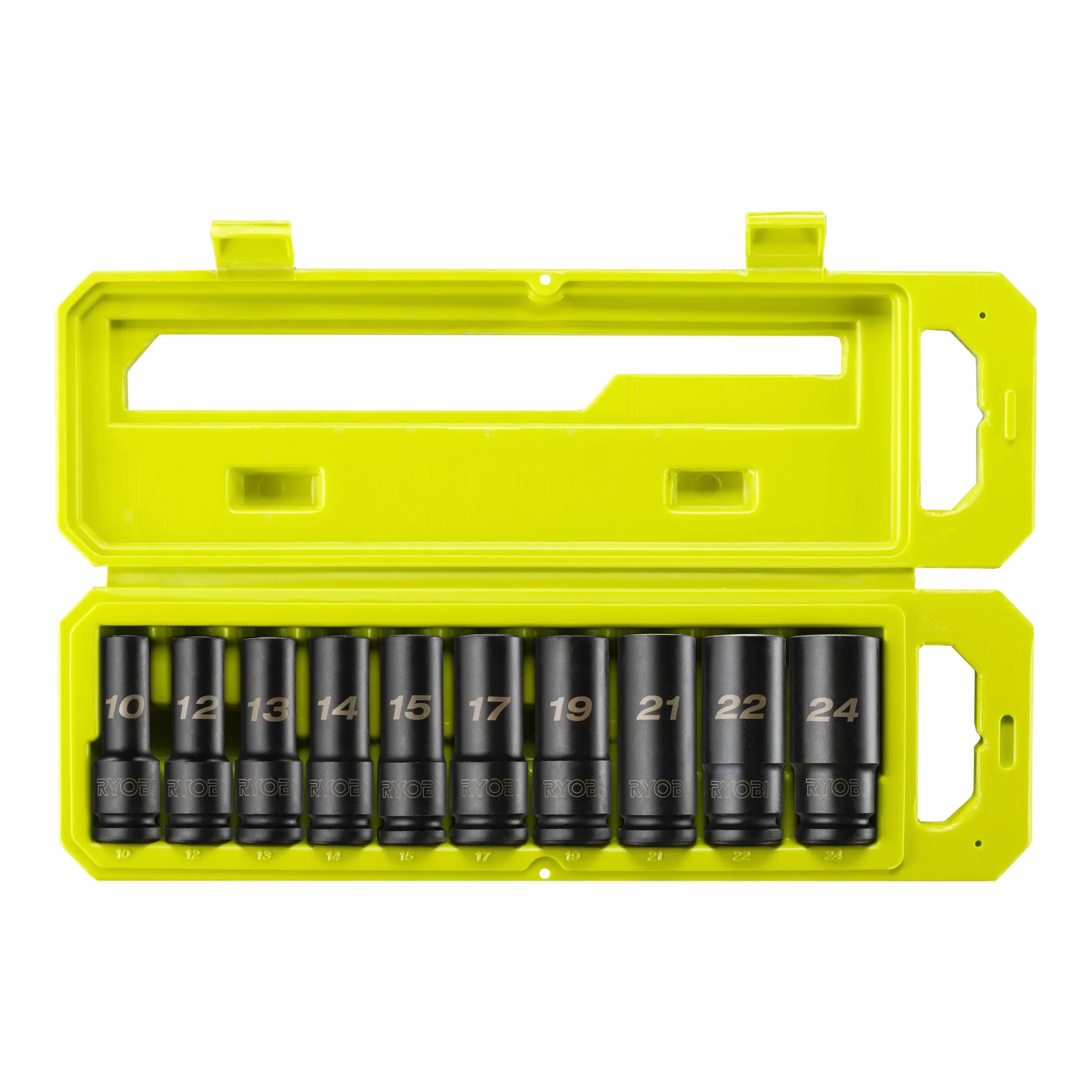 RYOBI Nasadki sześciokątne 1/2" (17, 19, 21 mm) - RHDIS10PC