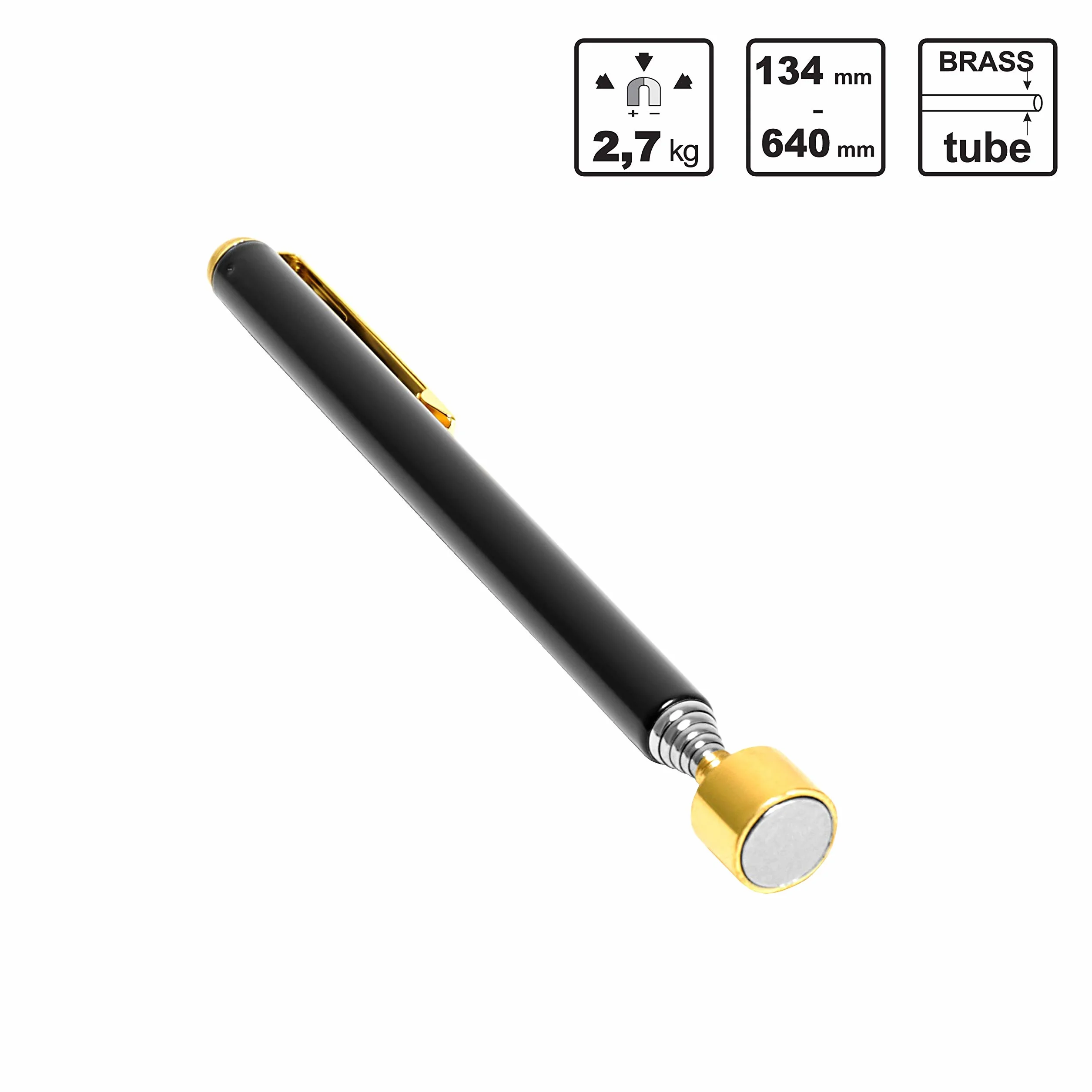 S&R Teleskopowy podnośnik magnetyczny 635 mm chwytak magnetyczny narzędzia Pick-up Tools