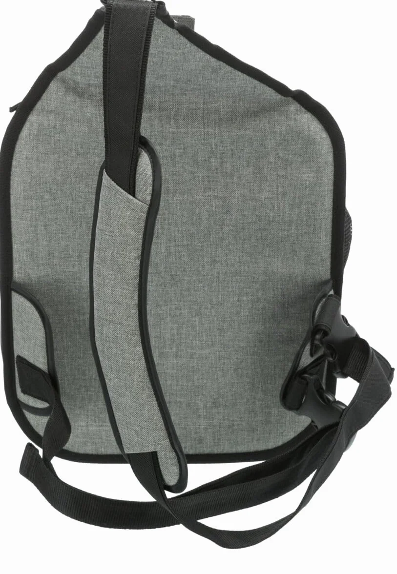 Trixie 28941 'Savina' torba na klatkę piersiową, nylon, 30 × 33 × 26 cm, czarno-szara