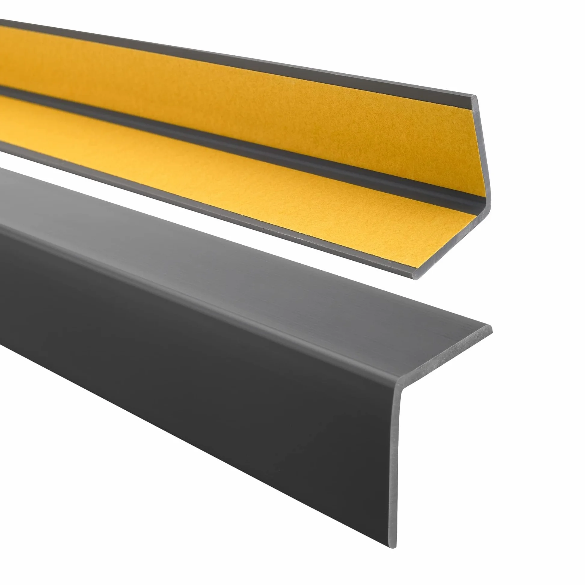 Kątownik miękki PVC 35x35 mm samoprzylepny ochronny profil L ciemnoszary 90 cm