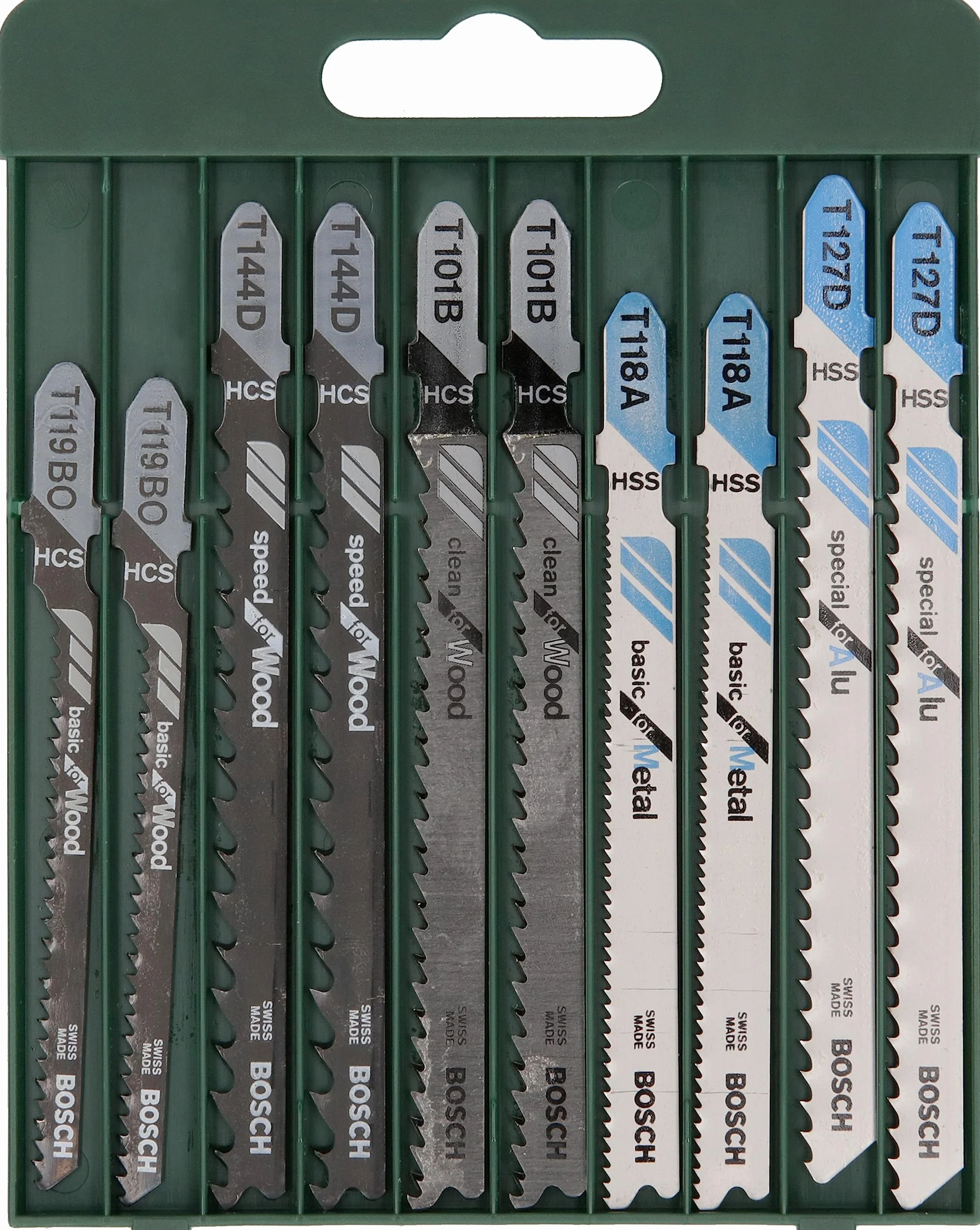 Bosch Professional Brzeszczot do wyrzynarki Set 10 sztuk