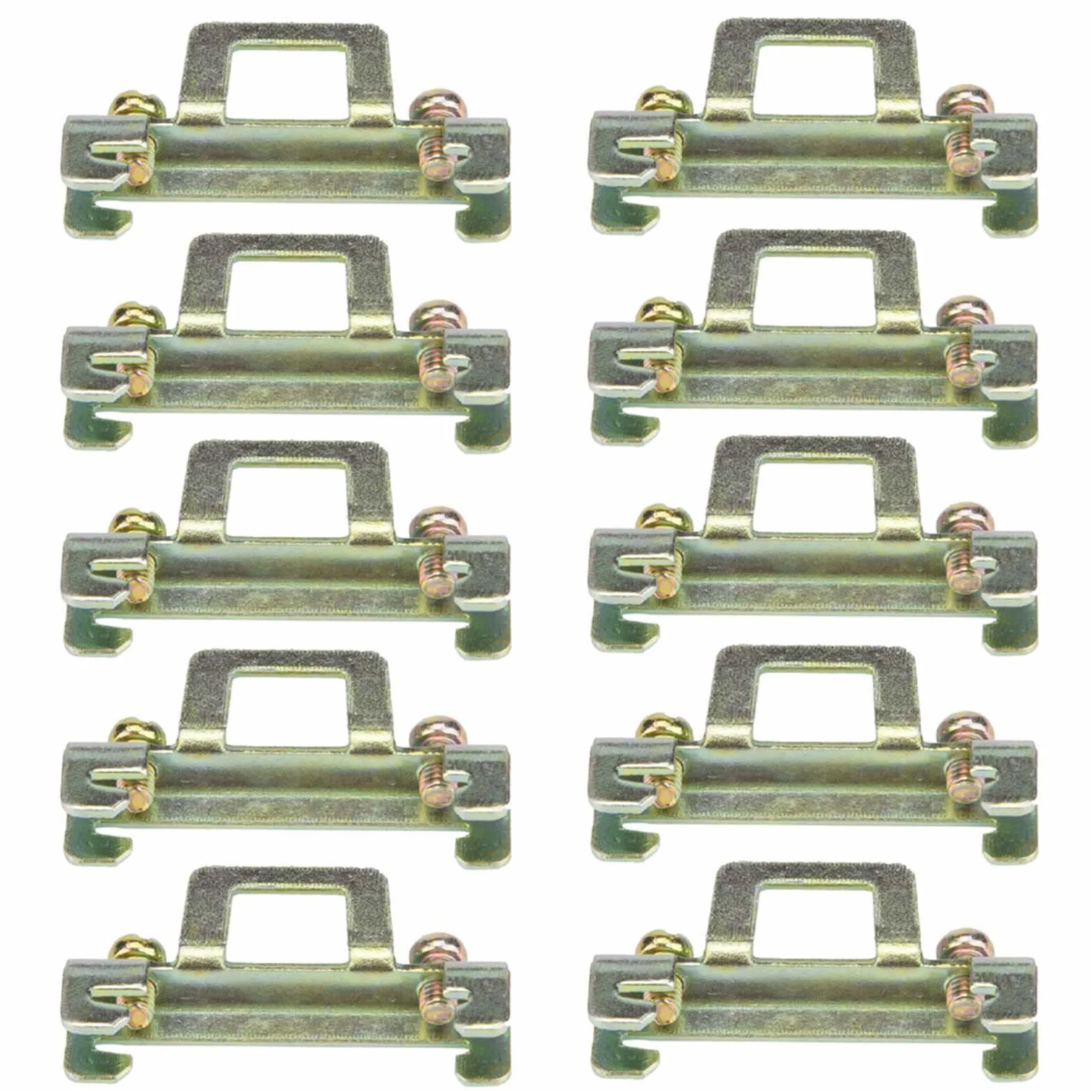 Metalowa Szyna DIN 35 mm Stała Śruba Zaciskowa Klips Mocujący do Przekaźników Urządzeń Elektrycznych Model Metalowy 11