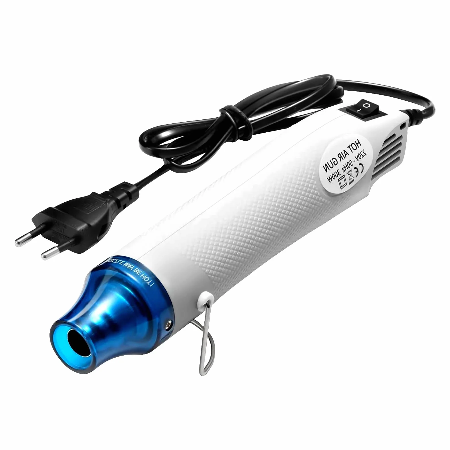 Pistolet termiczny, pistolet na gorące powietrze, profesjonalny pistolet termiczny, 220 V 300 W, przenośny elektryczny pistolet termiczny do ręcznego tłoczenia ciepła, rurki termokurczliwe, tworzenie