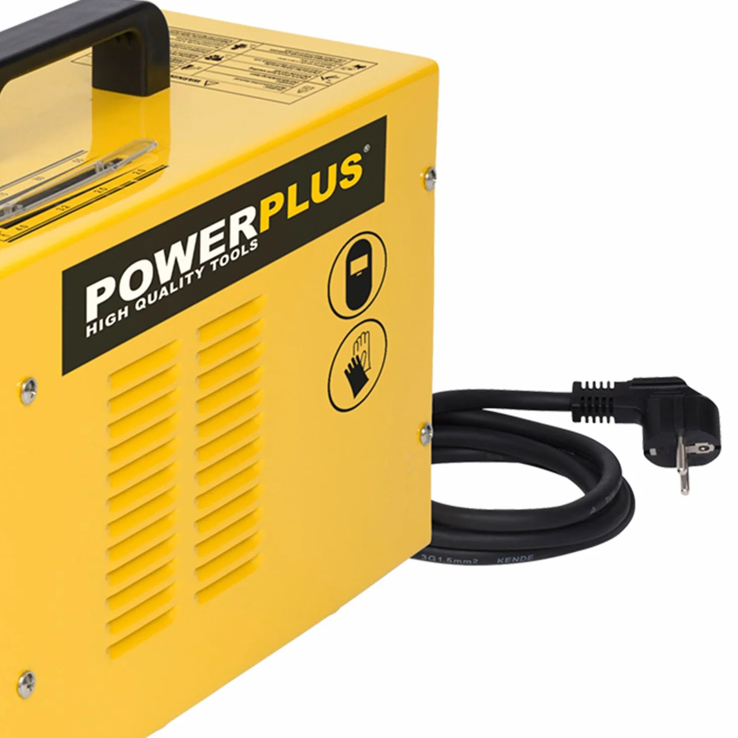 POWERPLUS POWX480 Elektroniczna spawarka łukowa 160 A akcesoria