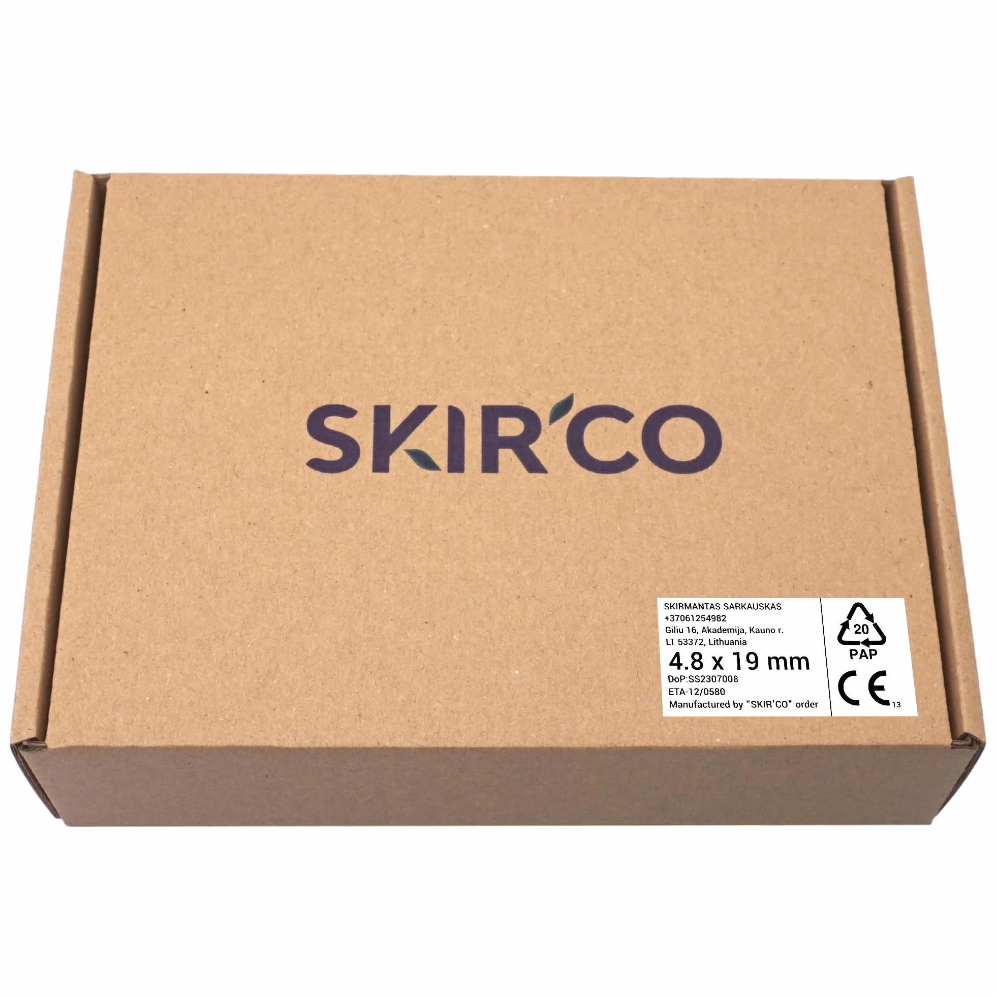 SKIR'CO (300 szt.) Metalowe śruby dachowe, 4,8 x 19 mm, malowane śruby samoniercące z podkładkami EPDM, śruba z blachy sześciokątnej (antracyt szary RAL 7016)