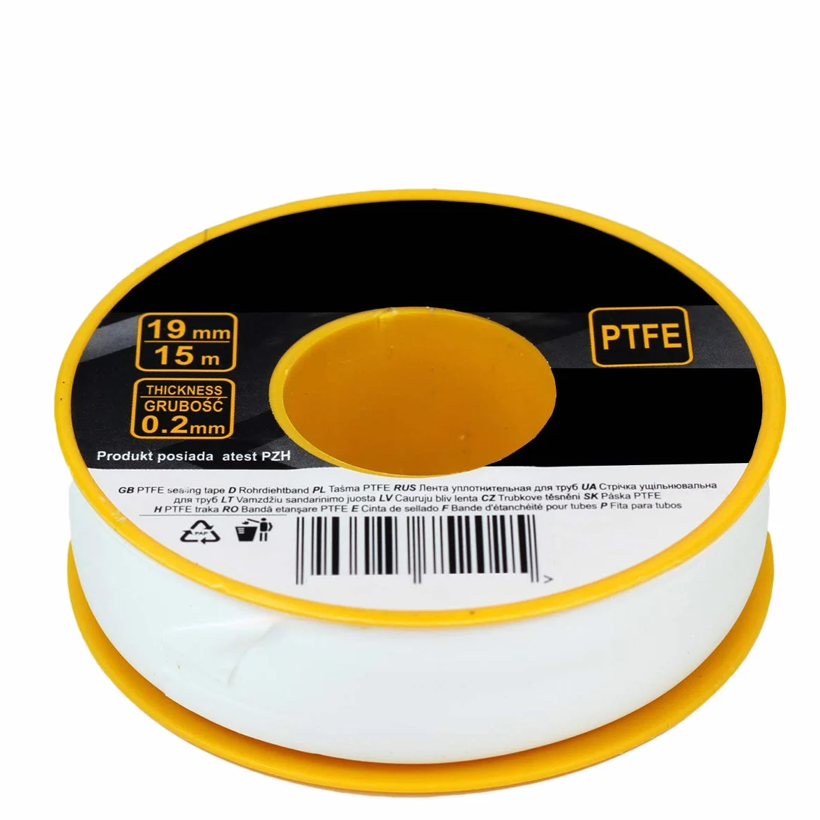 Teflonband 19mm x 0,2mm x 15m Profiqualität