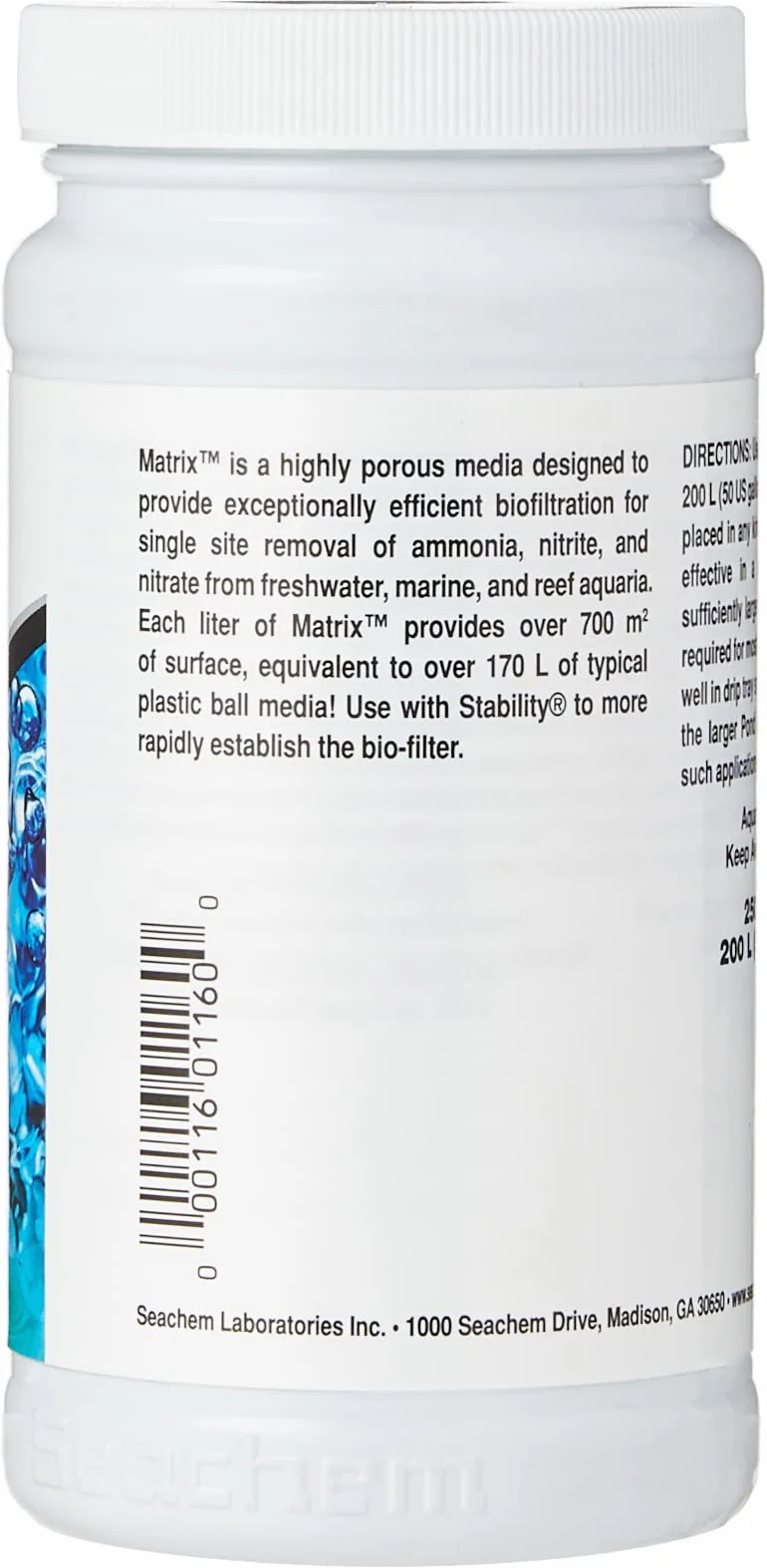 Seachem Matrix Bio Media, srebrny, 250 ml