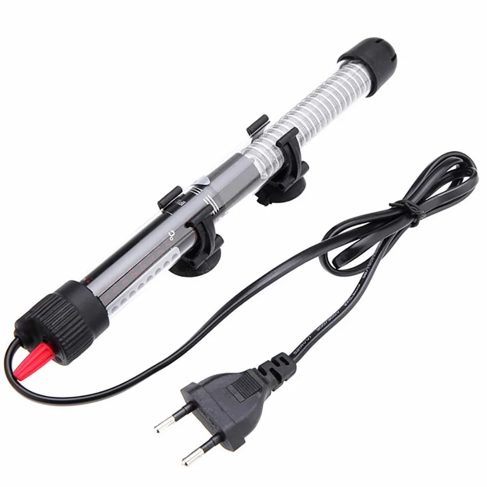 Alnicov Grzejnik akwariowy 100 W, pręt grzewczy z pilotem zdalnego sterowania i wskaźnikiem temperatury LED, podgrzewacz zanurzeniowy do akwariów tropikalnych do BettaTurtles