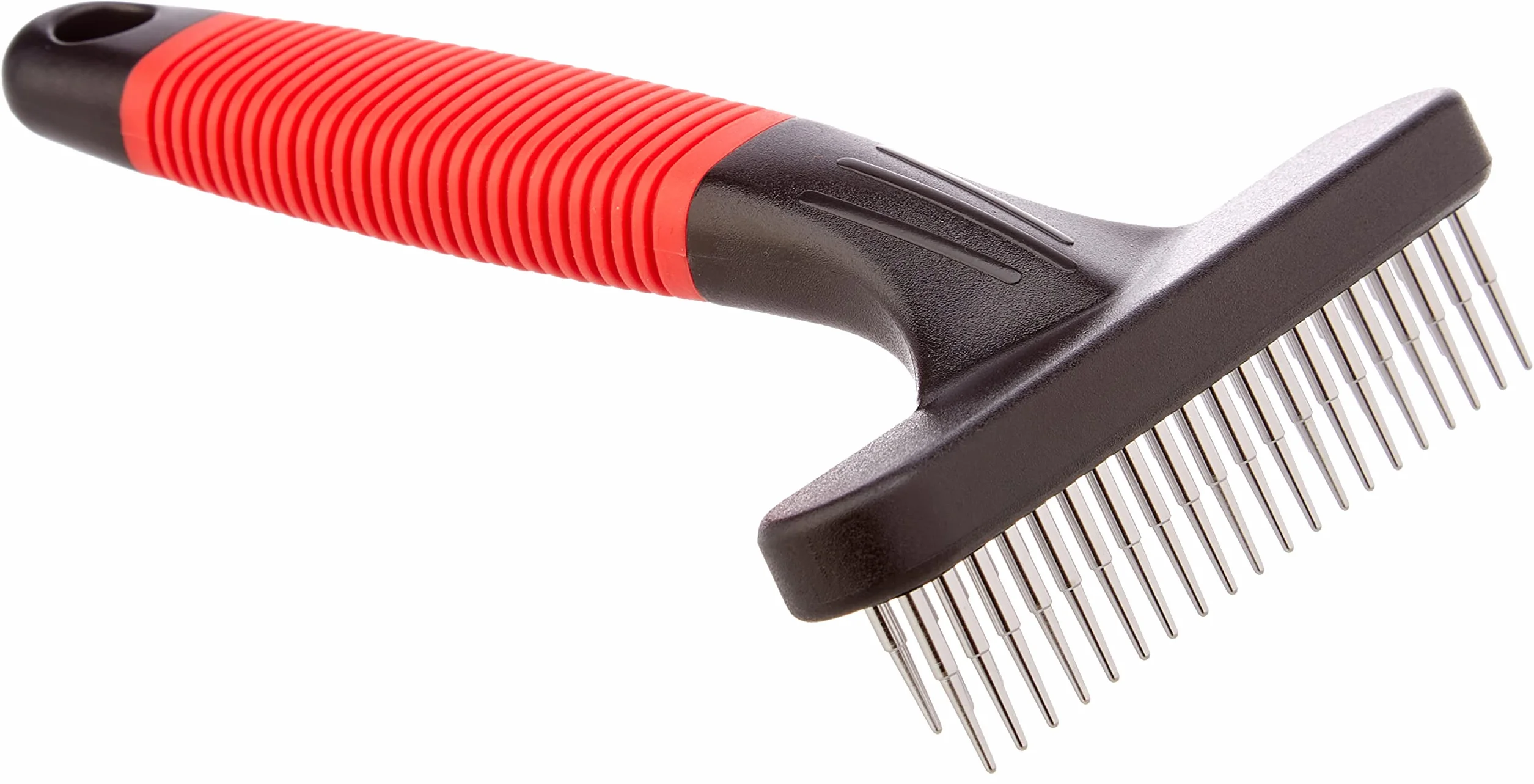 Ferplast Grzebień do liczenia dla psów GRO 5874, dwurzędowy z zaokrąglonymi zębami, idealny dla średnich i długich zwierząt, 11 x 3 x 15,5 cm