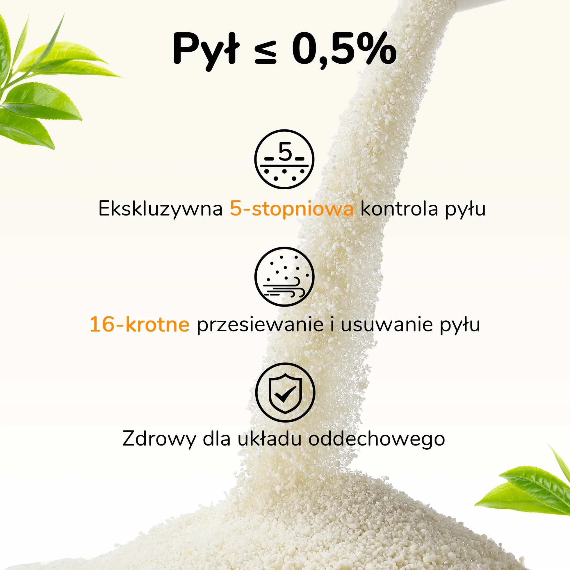 FUKUMARU Cassava Cat Litter, Mocny zbrylający się żwirek dla kota, Naturalne składniki roślinne, Nieprzywierająca baza, Niski poziom pylenia, Kontrola zapachu 24/7, Bezzapachowy, 6lb x 2 worki