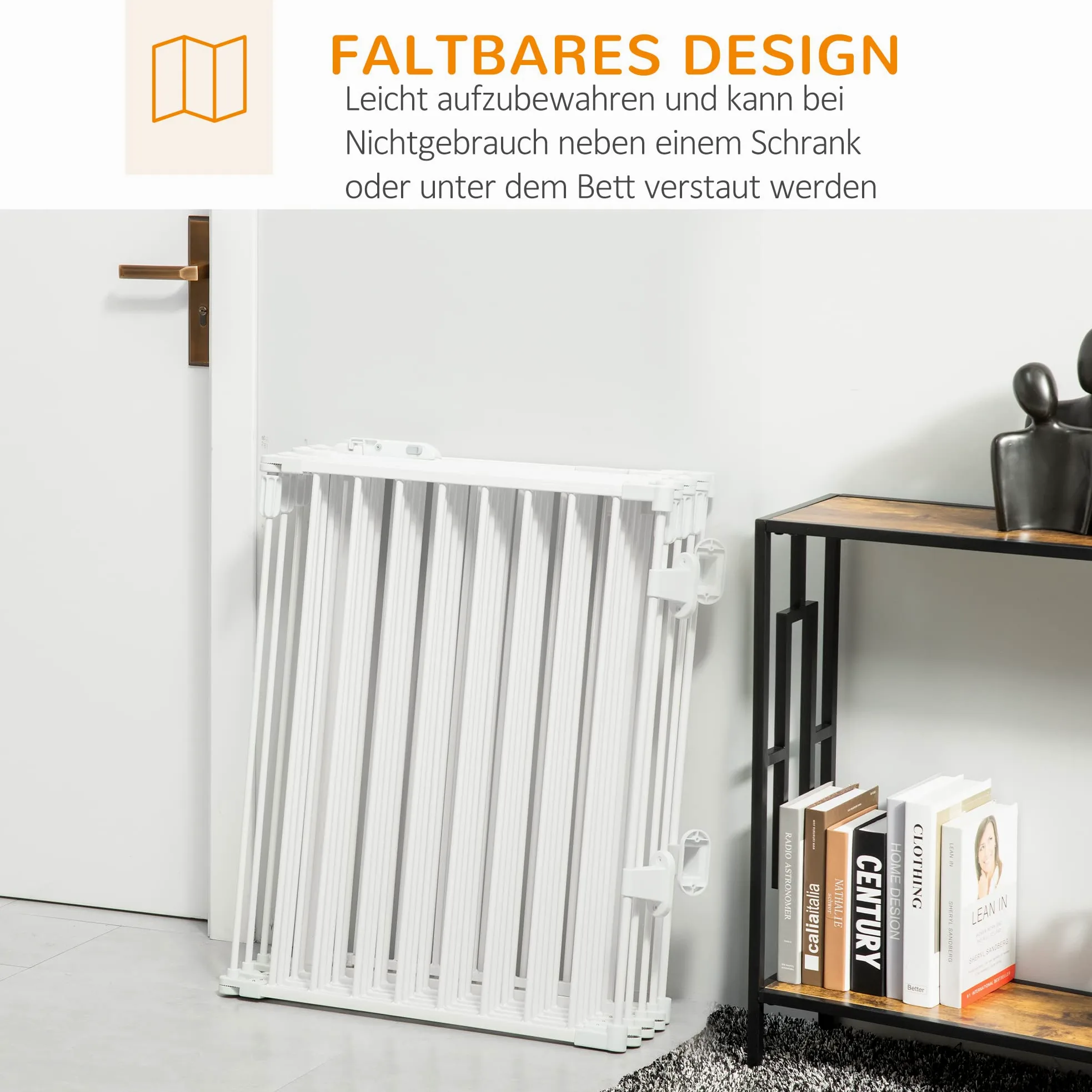 PawHut Puppy Run Outdoor Behuizing voor Honden Beschermrooster 8 Panelen 60 x 76 cm Wit
