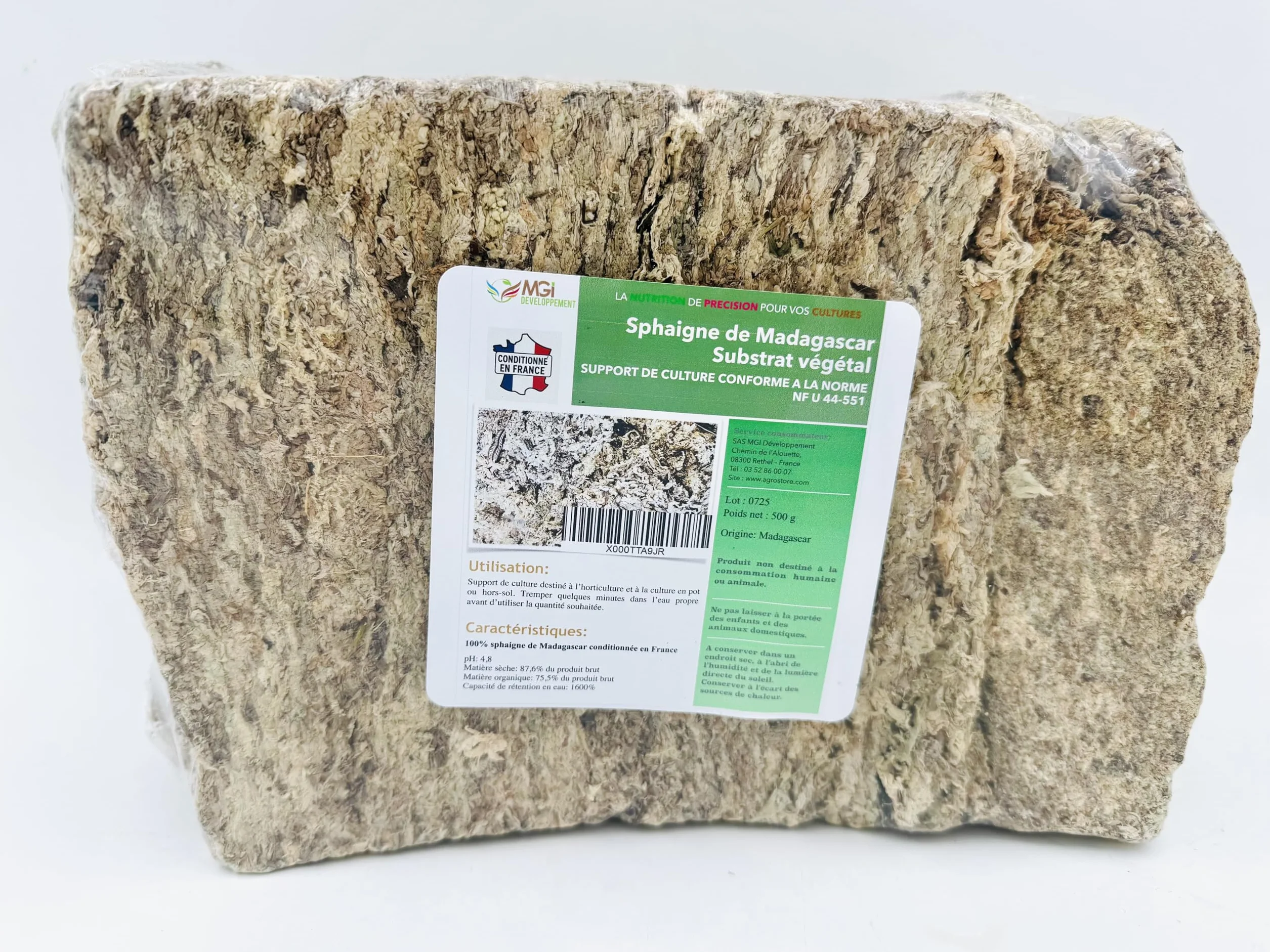 Madagaskar Sphagnum Moss – podłoże do roślin hydroponicznych – 5 litrów