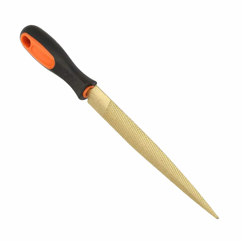 Tarnik do Drewna Pilnik do Obróbki Drewna Stal Węglowa do Obróbki Drewna Złoty Dwustronny Pilnik do Twardego Drewna Ręczny nóż Woodg Tool Drobne Zęby (8 cali)