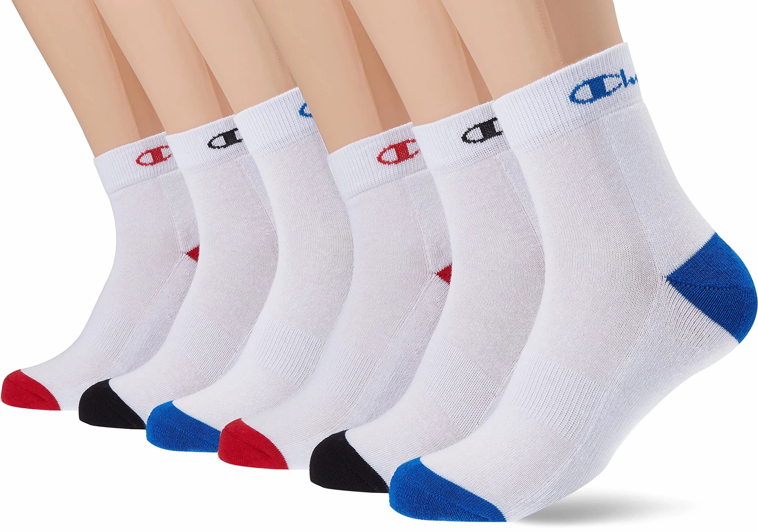 Champion Core Multicolor 3pp Quarter Skarpetki Uniseks, Biały, 39-42