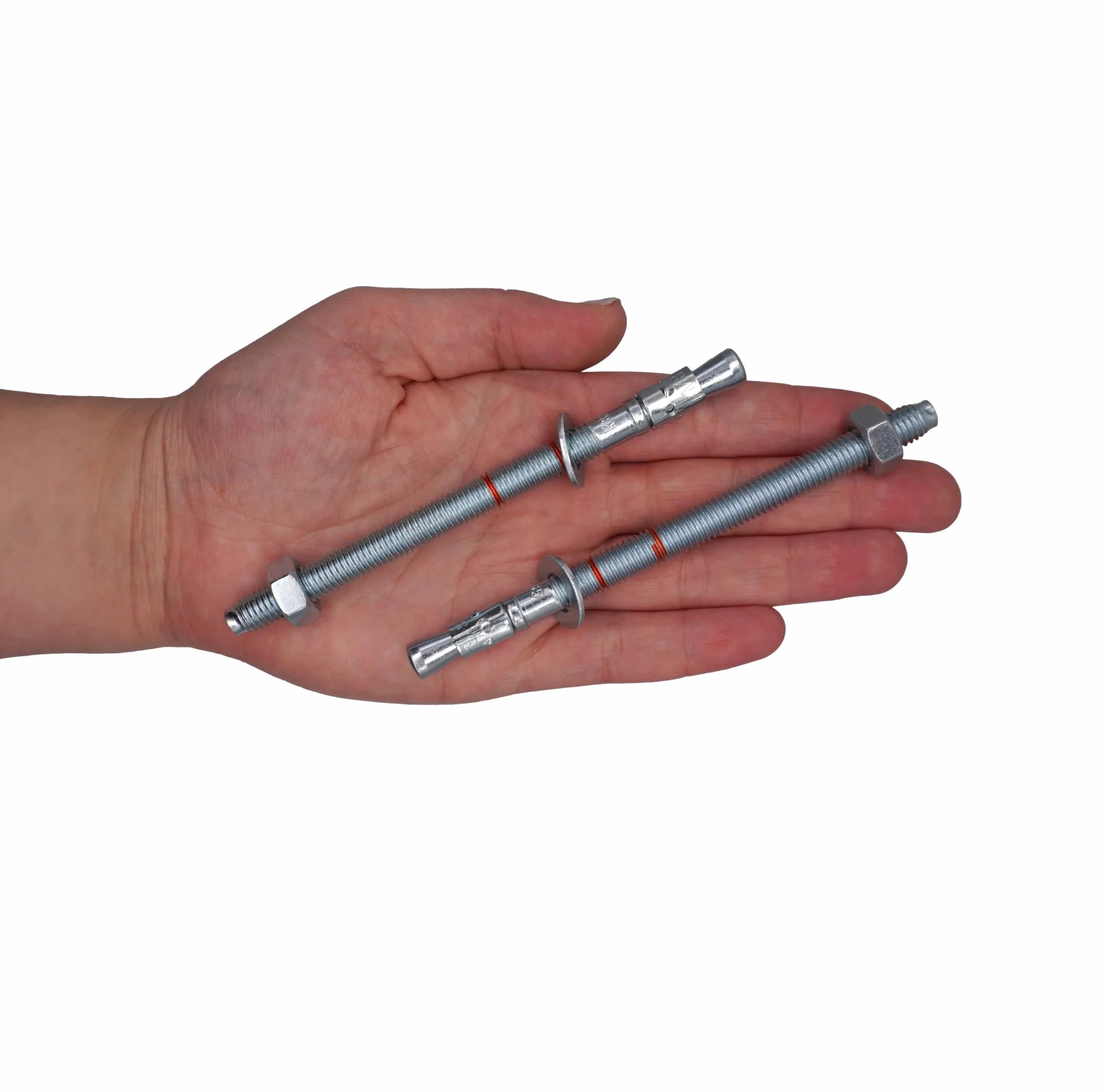 Kotwy M8 x 115 mm Metalowe Kołki Mocowanie Muru Kotwica Rozprężna Betonu 8 sztuk