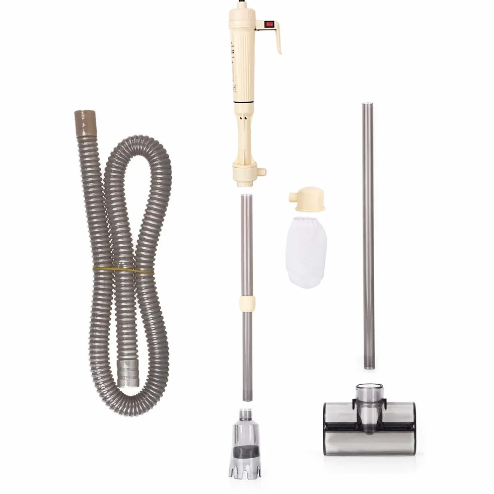 Filtre à Eau Automatique d'Aquarium,Nettoyant de Pompe d'Aquarium Longueur Réglable 58-94cm,Changeur d'Eau Électrique pour Aquarium Nettoyage,Aquarium Électrique à Siphon