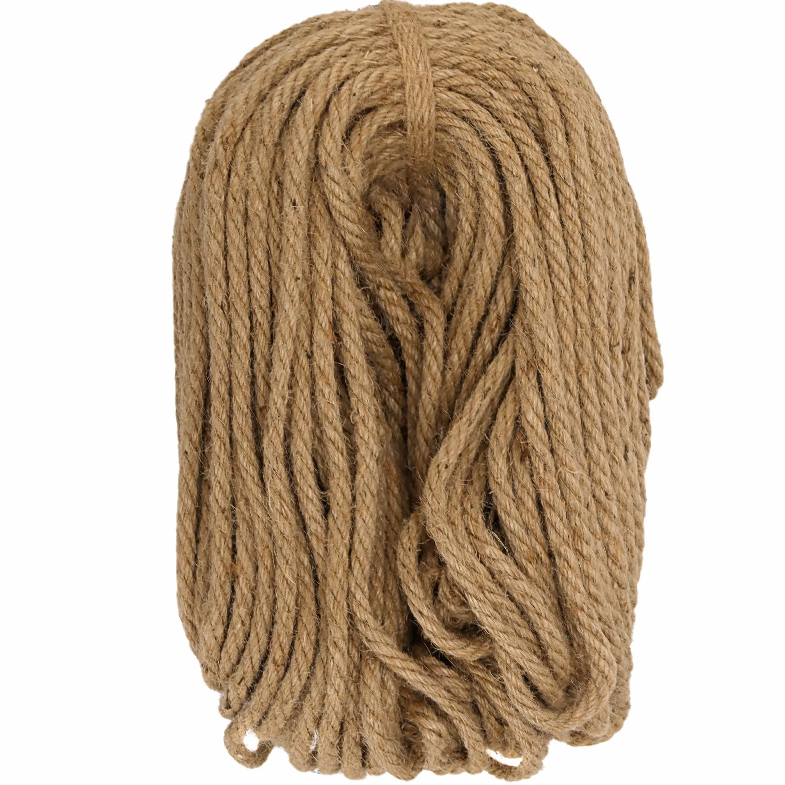 FUNSUEI Sznurek jutowy 8 mm x 60 m, gruba lina konopna, sznurek jutowy do ogrodu, DIY, dekoracja