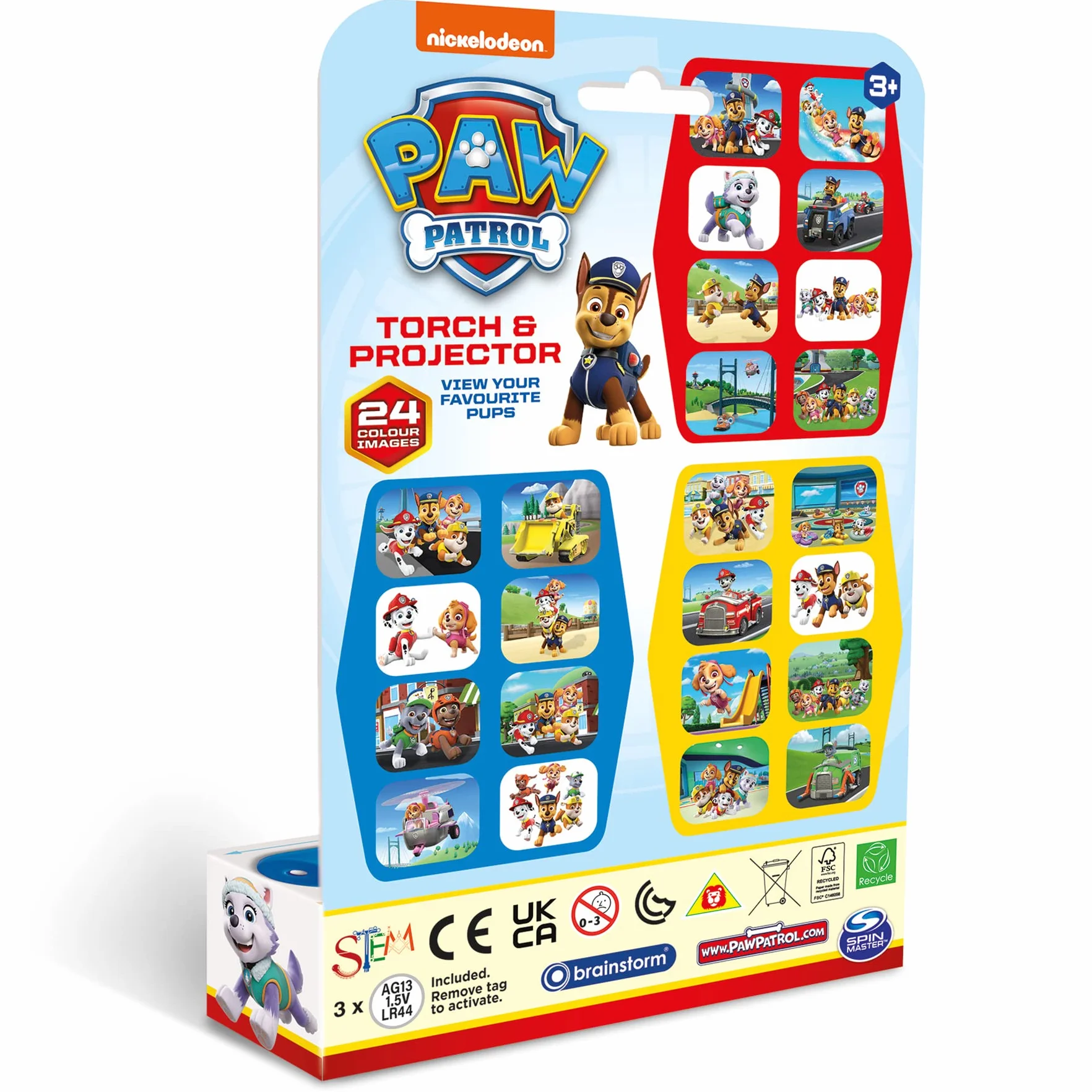 Paw Patrol Latarka i projektor
