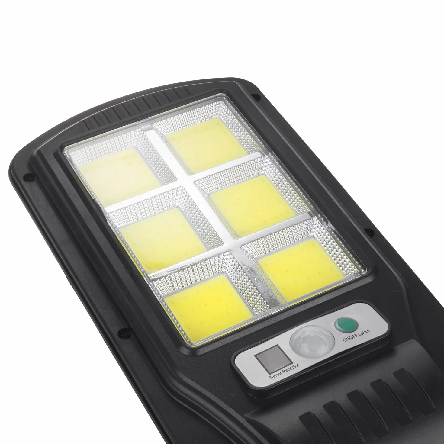 Maclean MCE446 Solarna Lampa Uliczna LED z Czujnikiem Ruchu i Pilotem IP54, 4W, 400lm, 6500K, Li-ion 1200 mAh, 3 Tryby Pracy