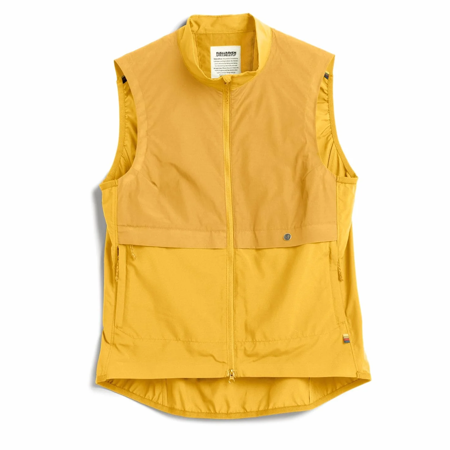 Fjällräven Adventure damska kamizelka outdoorowa, lekka, pakowana, Ochre, S
