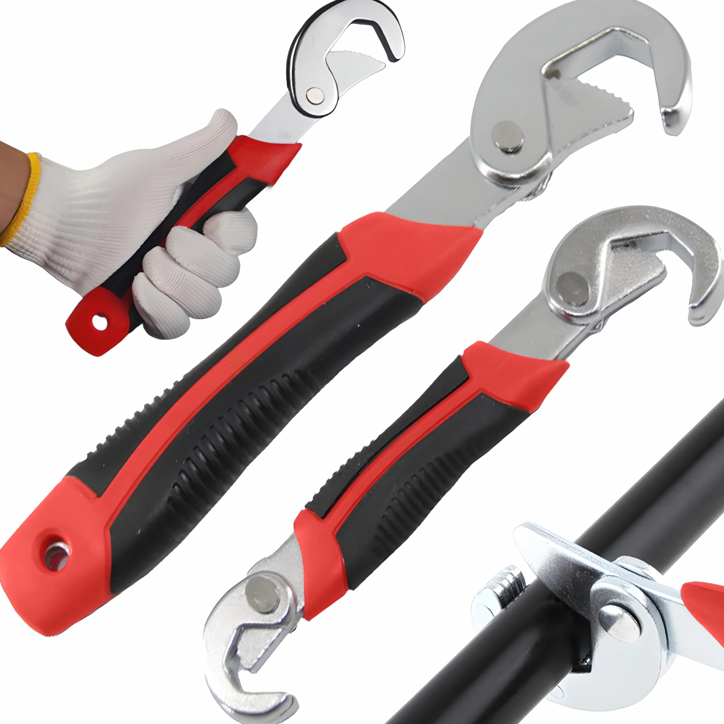 RETOO Uniwersalny klucz płaski 9-32 mm regulowany 2 sztuki