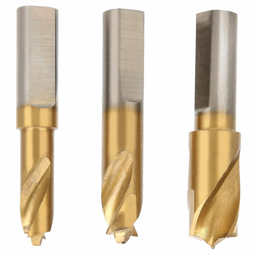 3 Szt. Wiertła do Zgrzewania Punktowego, Zestaw Wierteł do Zgrzewania Punktowego, Frez do Zgrzewania Punktowego HSS CO 6,5 Mm / 8 Mm / 10 Mm