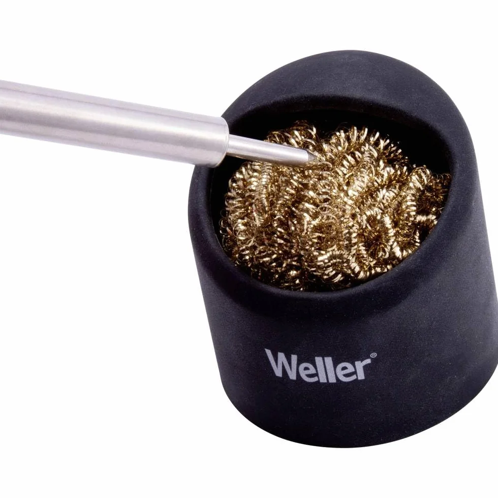 Weller WLACCBSH-02 Gąbka do czyszczenia końcówek lutowniczych z silikonową półką dla większego bezpieczeństwa i stabilności