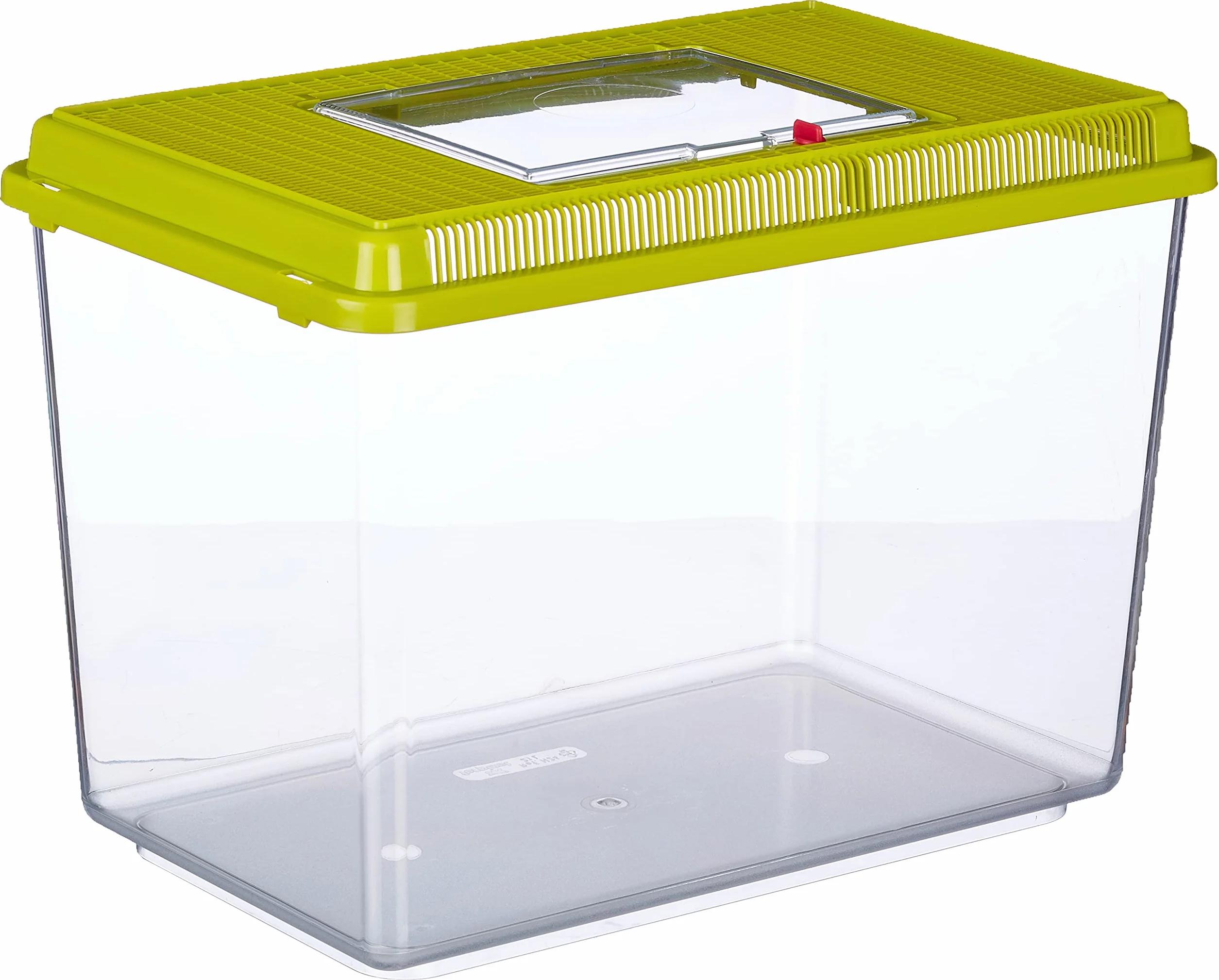 Ferplast GEO Maxi Tank akwarium z tworzywa sztucznego, 21 l, pojemnik na małe zwierzęta, akwarium, terrarium, owady, żółwie, wytrzymałe tworzywo sztuczne, kratka wentylacyjna, 41,3 x 26 x 29,8 cm,