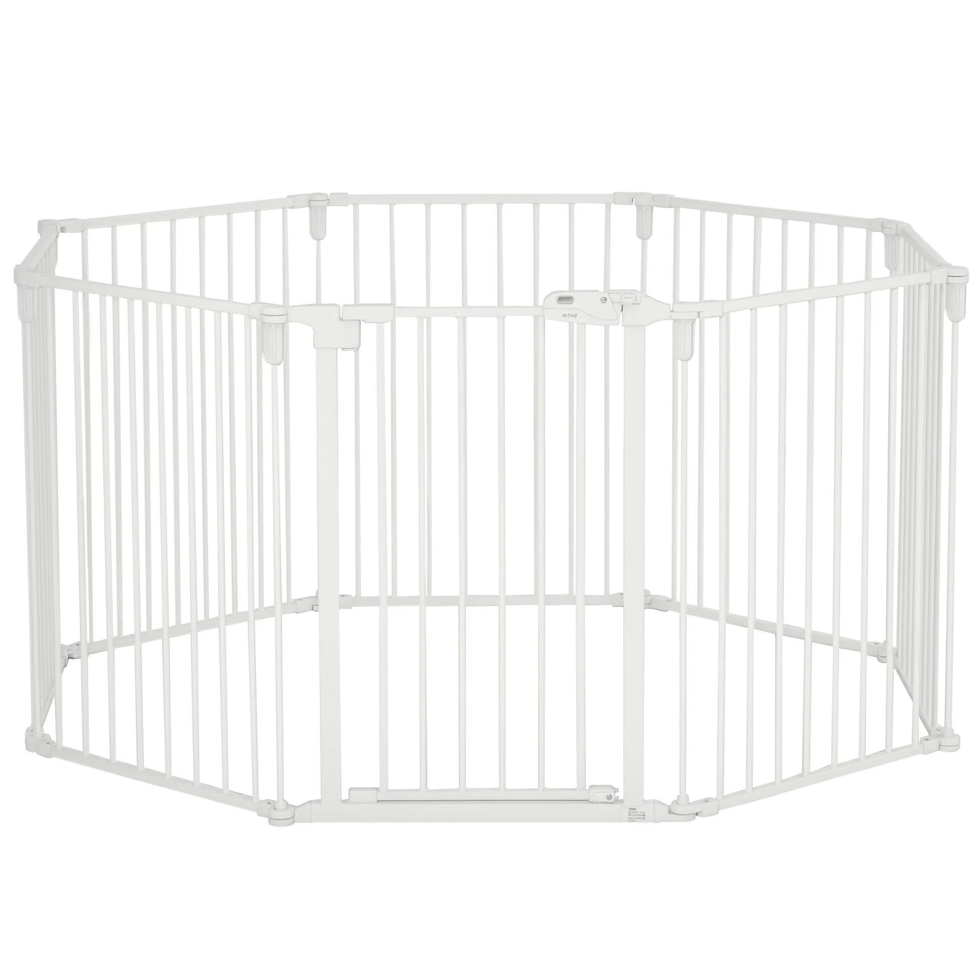 PawHut Puppy Run Outdoor Behuizing voor Honden Beschermrooster 8 Panelen 60 x 76 cm Wit