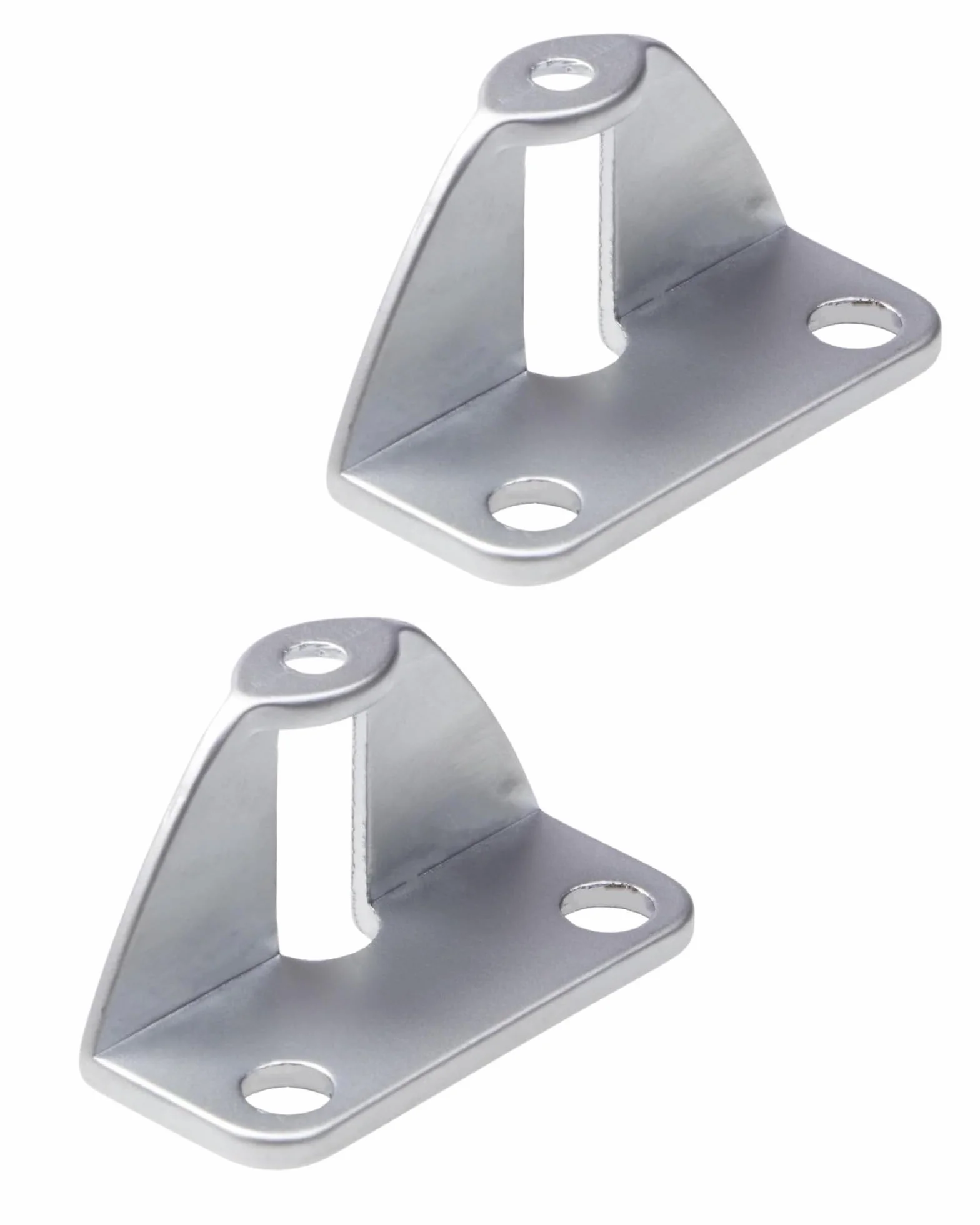 Gedotec Klamka do drzwi przesuwnych, 45 x 23 mm, 2 sztuki, stop cynku, adapter, składane i akordeonowe | Ukryte gałki do mebli i drzwi wejściowych o grubości 20 mm