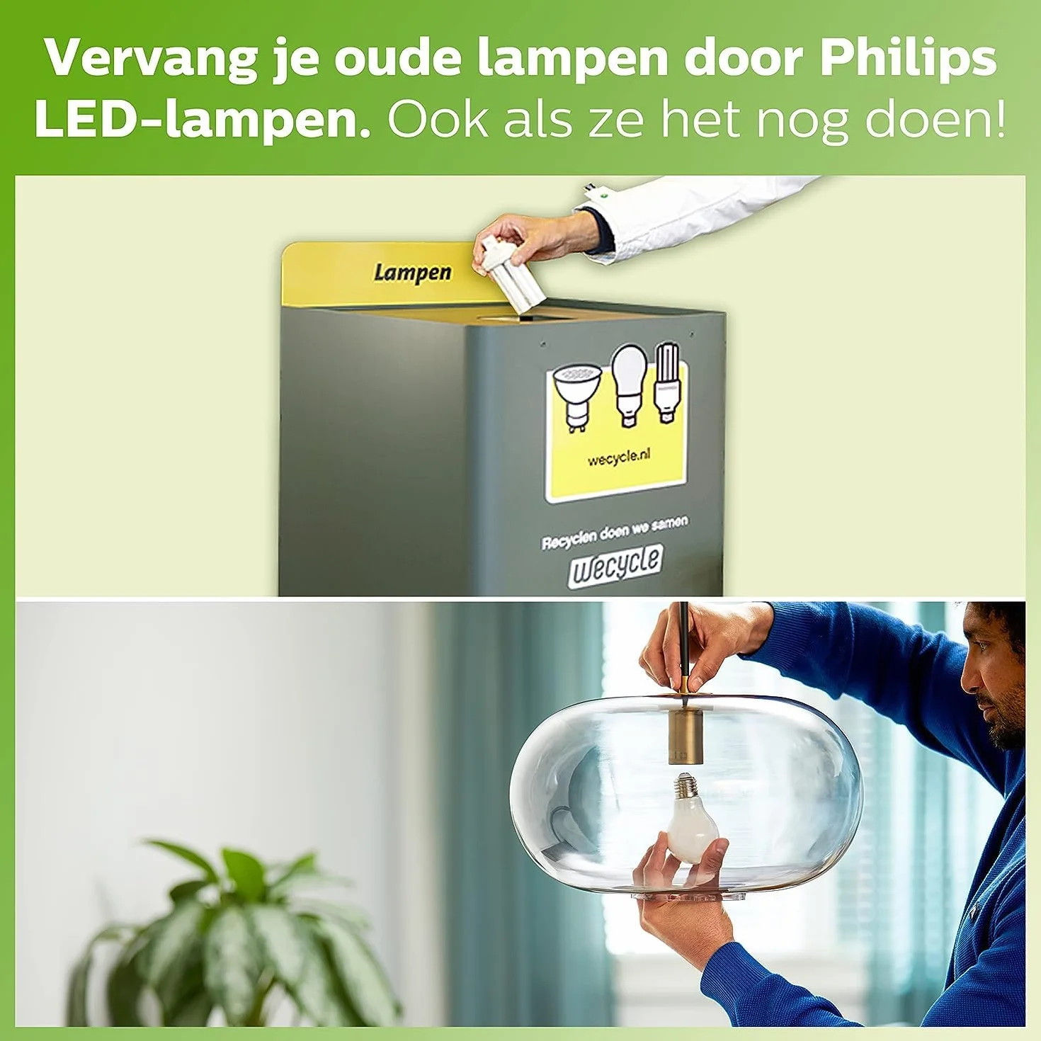 Philips LED Żarówka 8,5–75 W E27 Ciepła biel