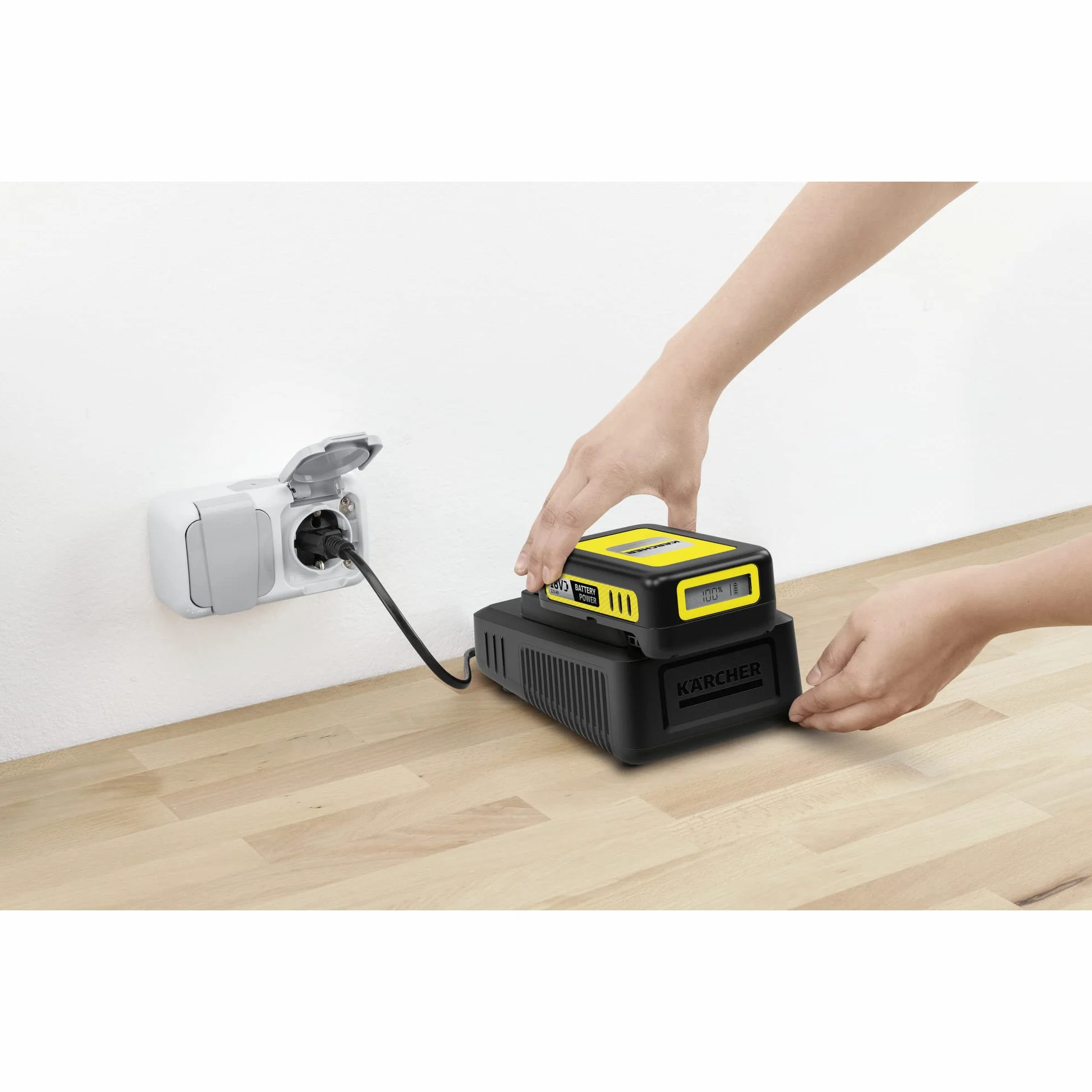 Kärcher Zestaw szybka ładowarka bateria 18 V 2.5 AH 2.445-062.0