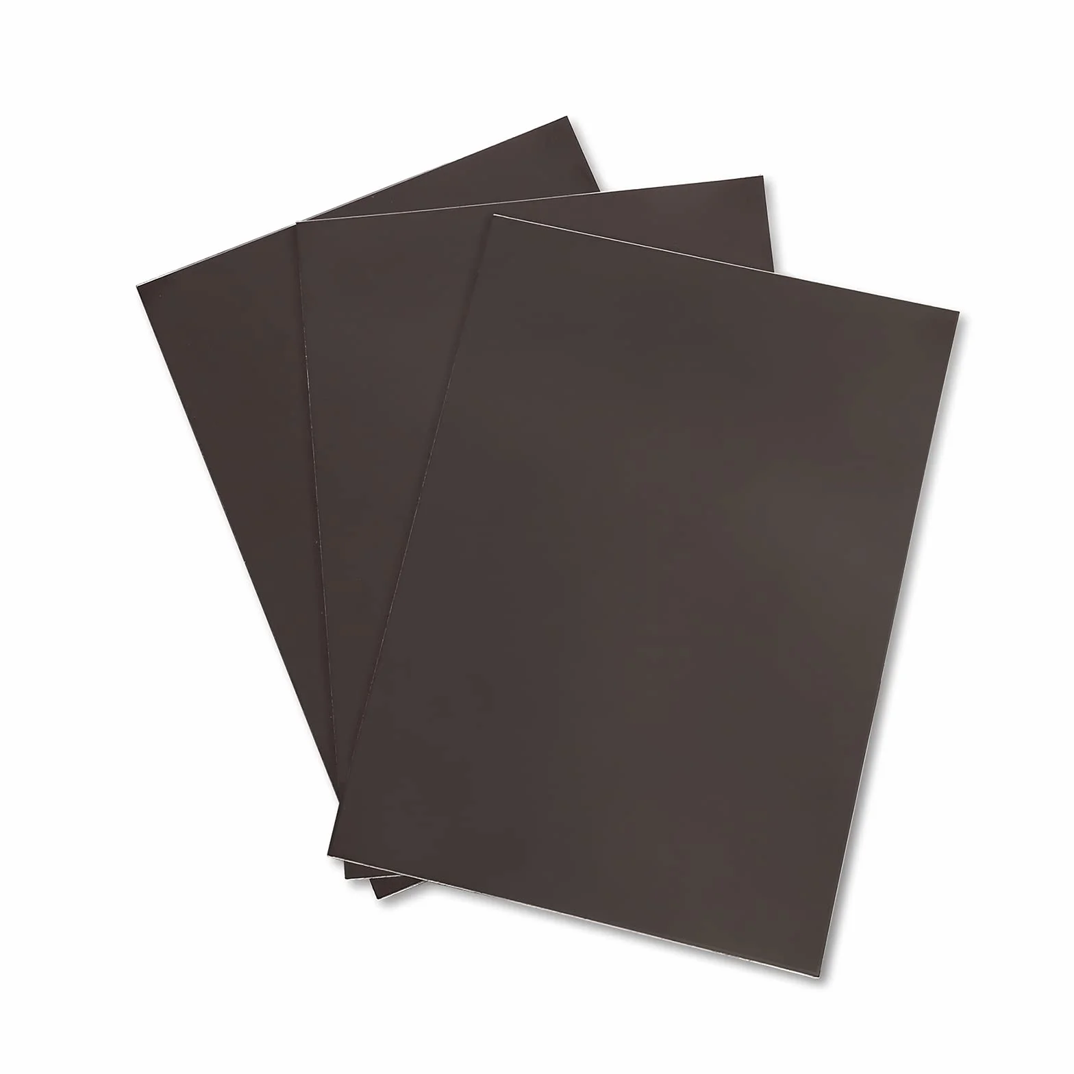 Folia magnetyczna - 1,2 mm - DIN A4-6 sztuk - samoprzylepna - czarna