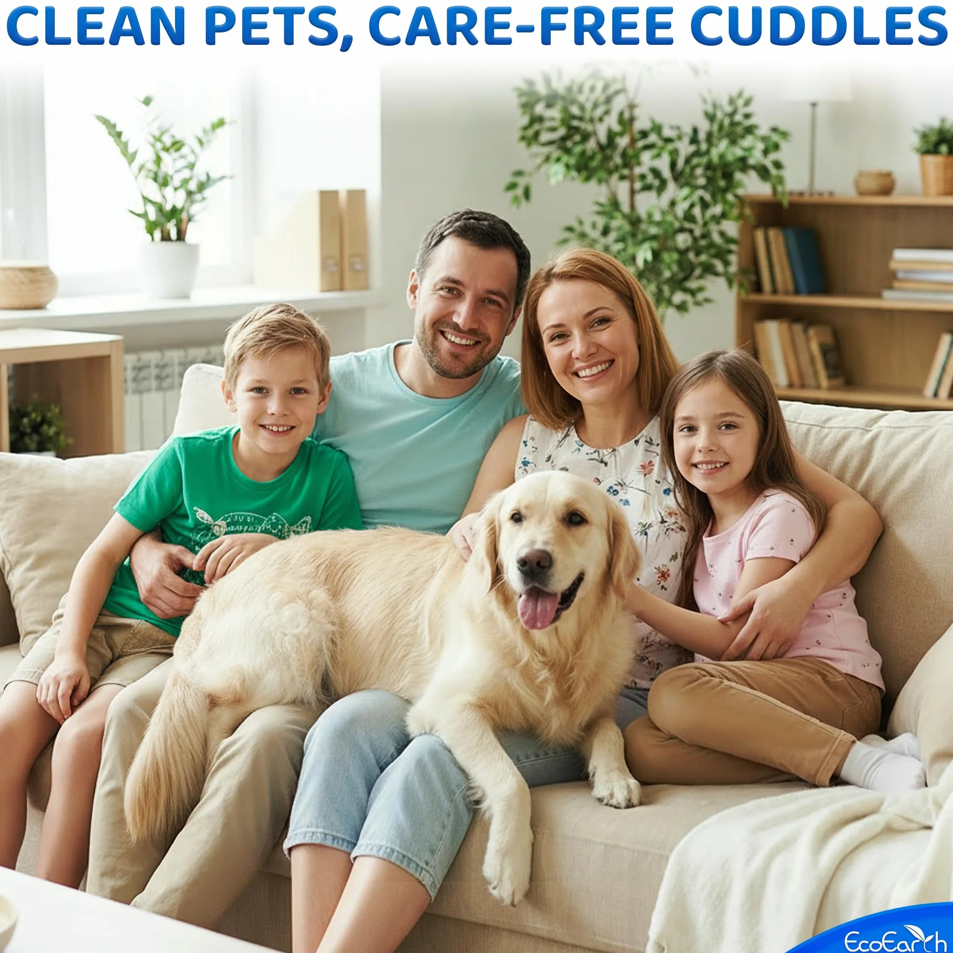 Premium Pet Cleaning Gloves for Dogs & Cats - 1 Bag of 20 Pieces - Disposable Glove Wipes for Bathing, Deodorising & Grooming - Dog Bath Mitts